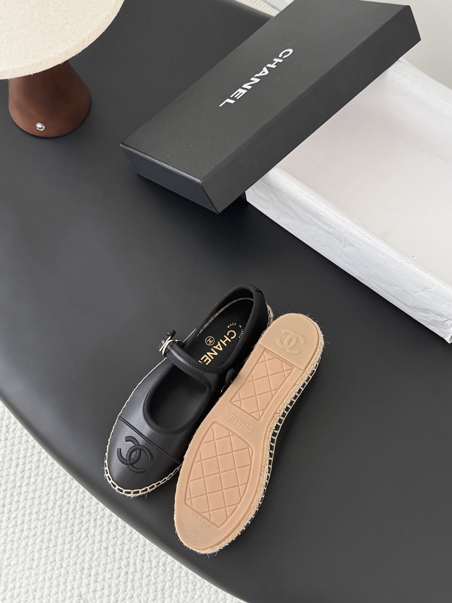 Chan 26ss mary jeans flats