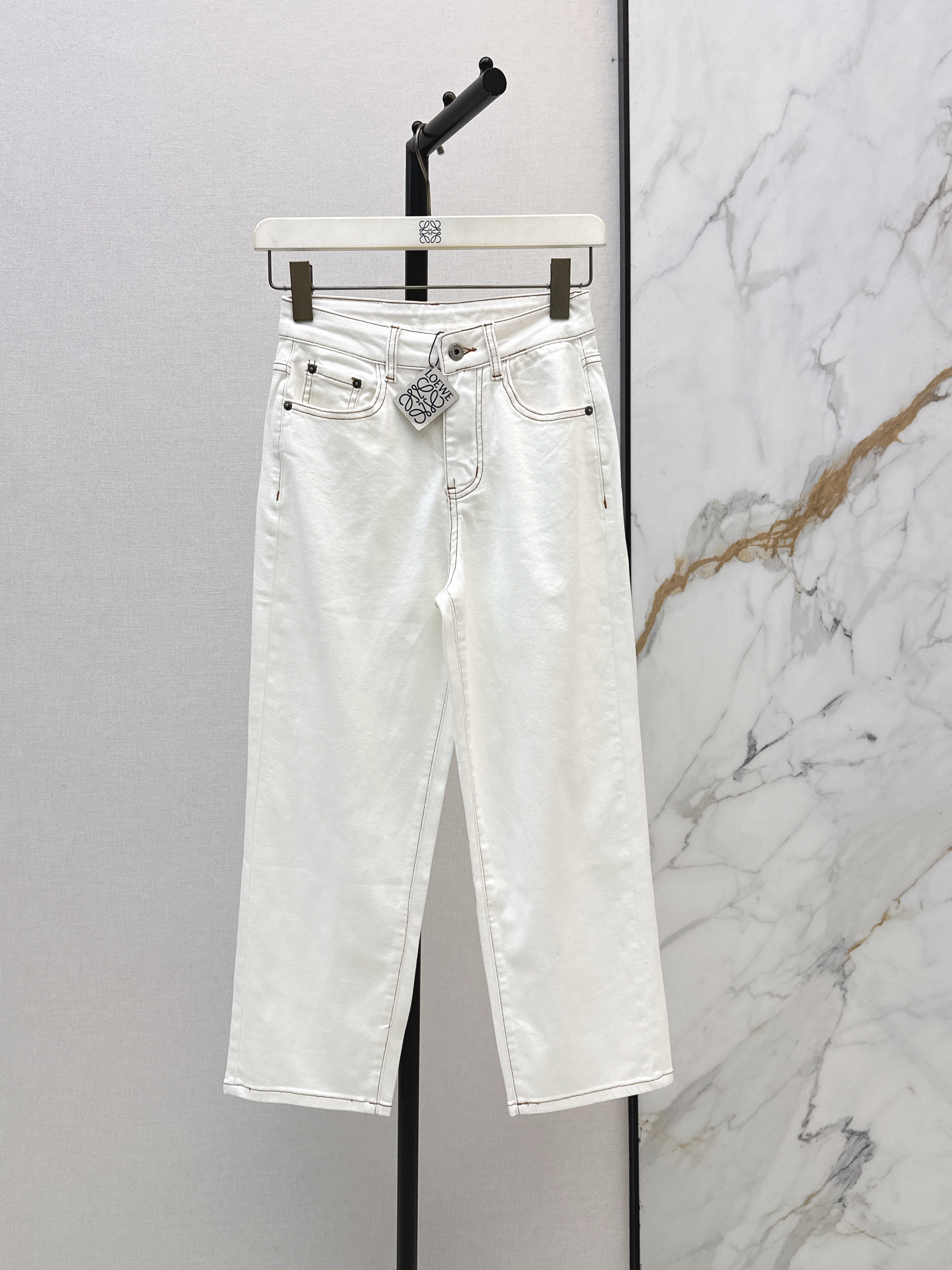 Loe 26ss embroidery jeans