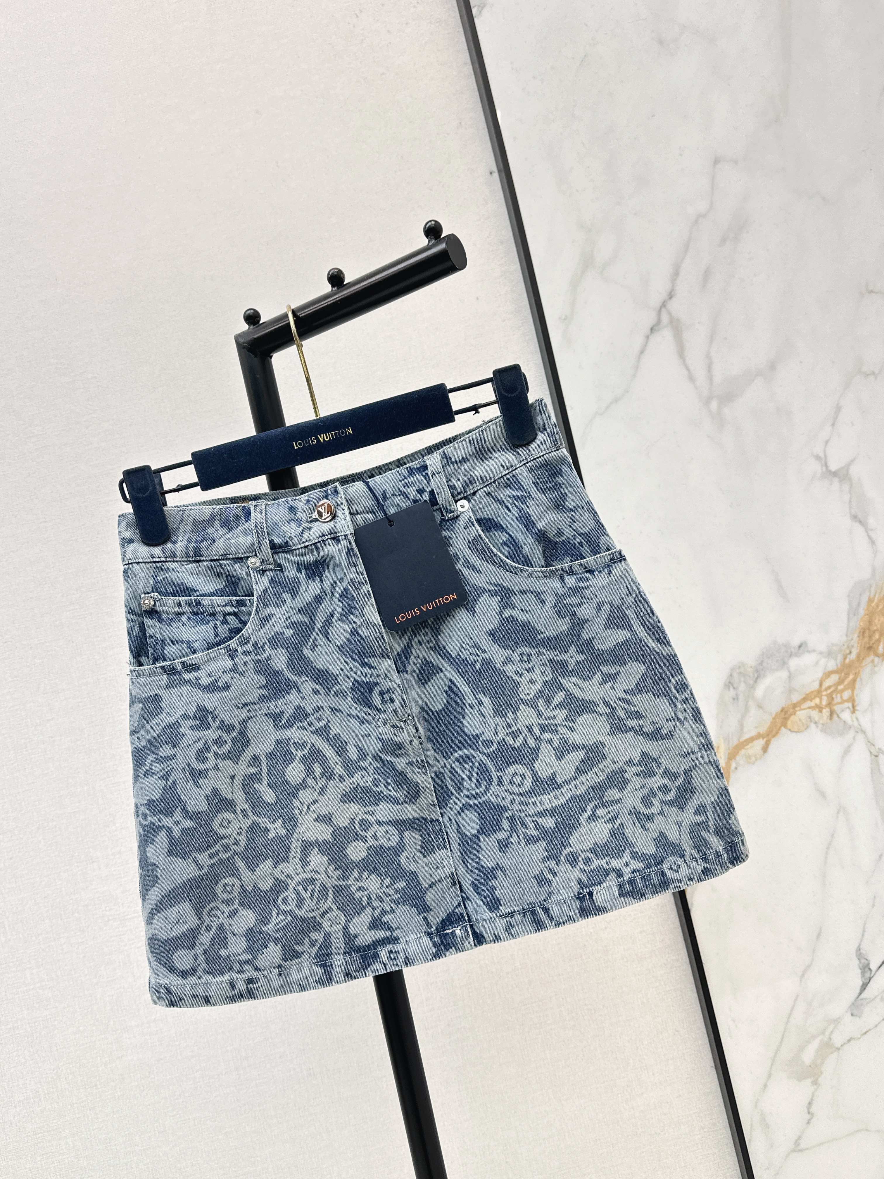 Loui 26ss denim skirt