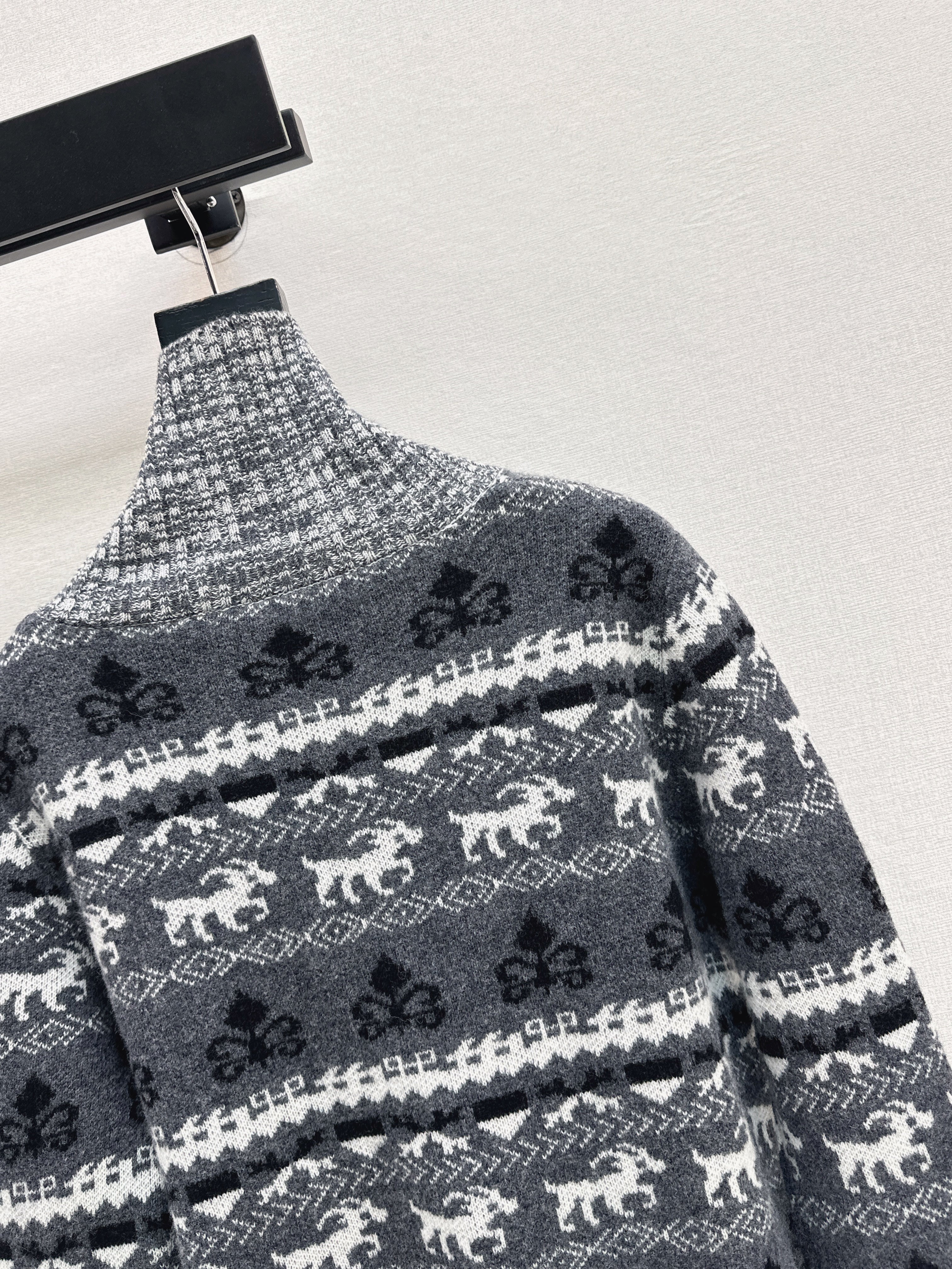 Ralp 26ss fair isle knitted cardigan