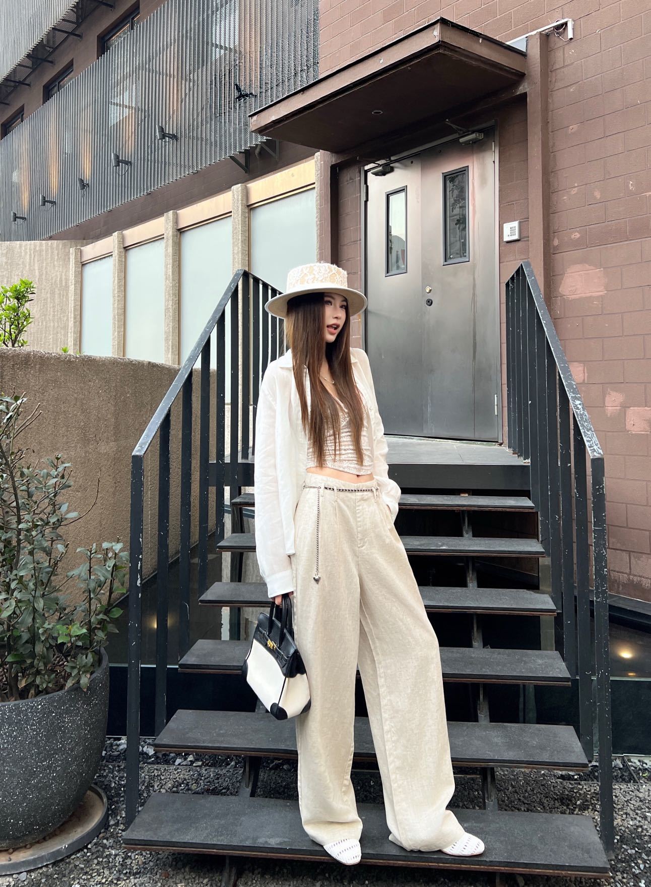 Chan 26ss straight pants