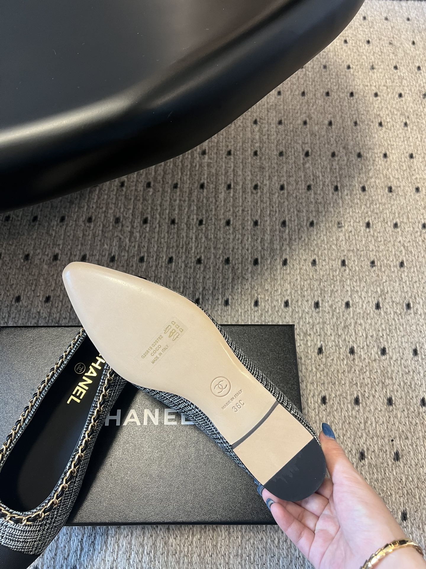 Chan 25fw ballet flats