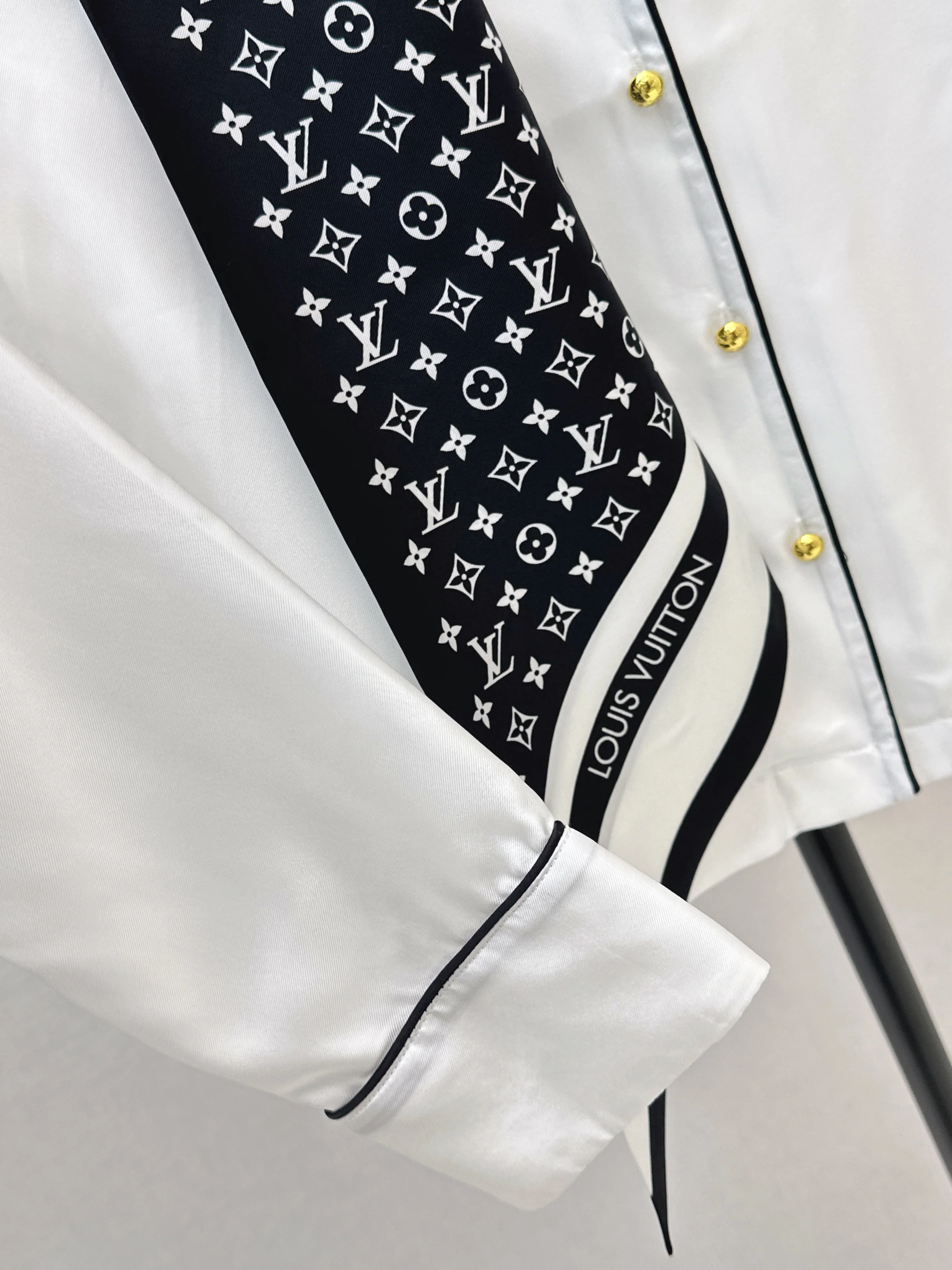 Louis 26ss print silk shirts