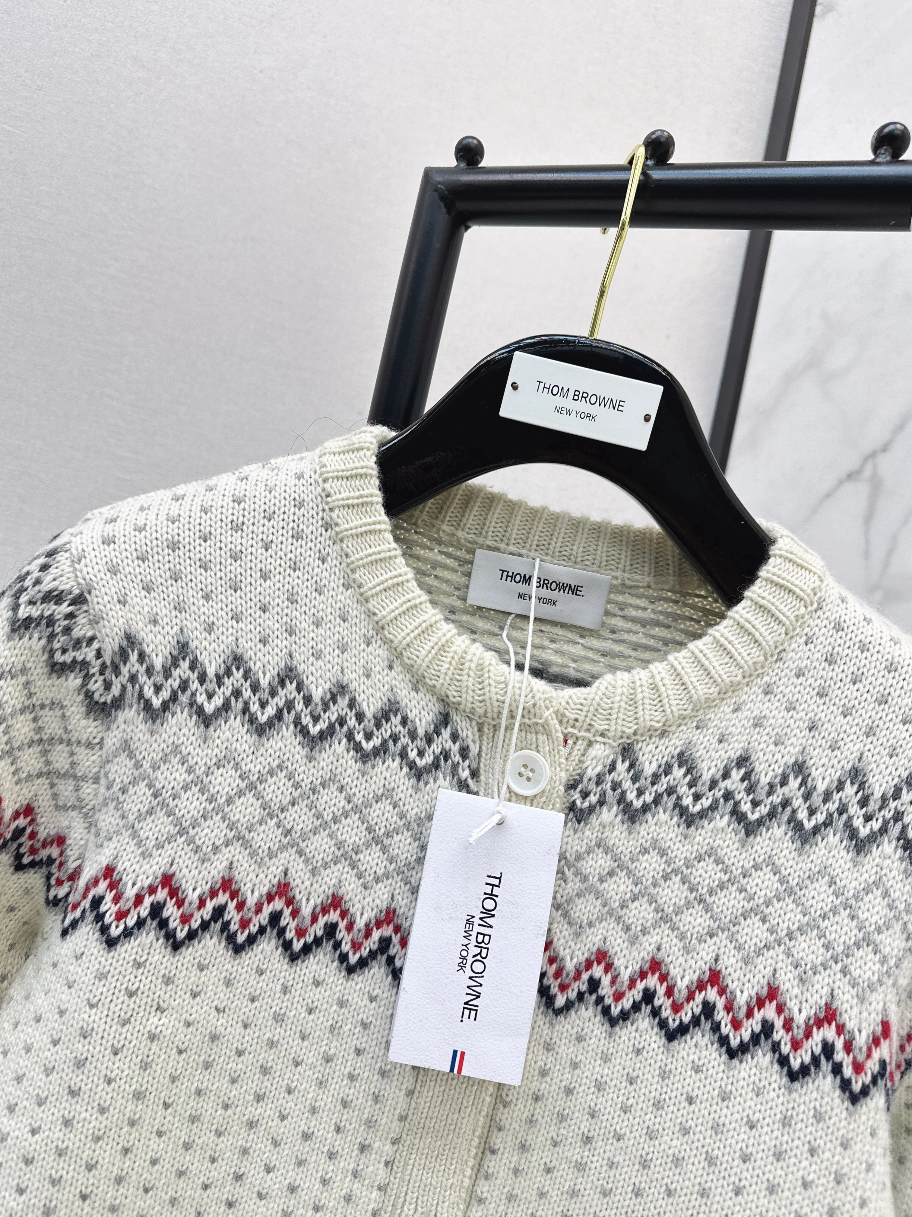Thom 26ss fair isle cardigan