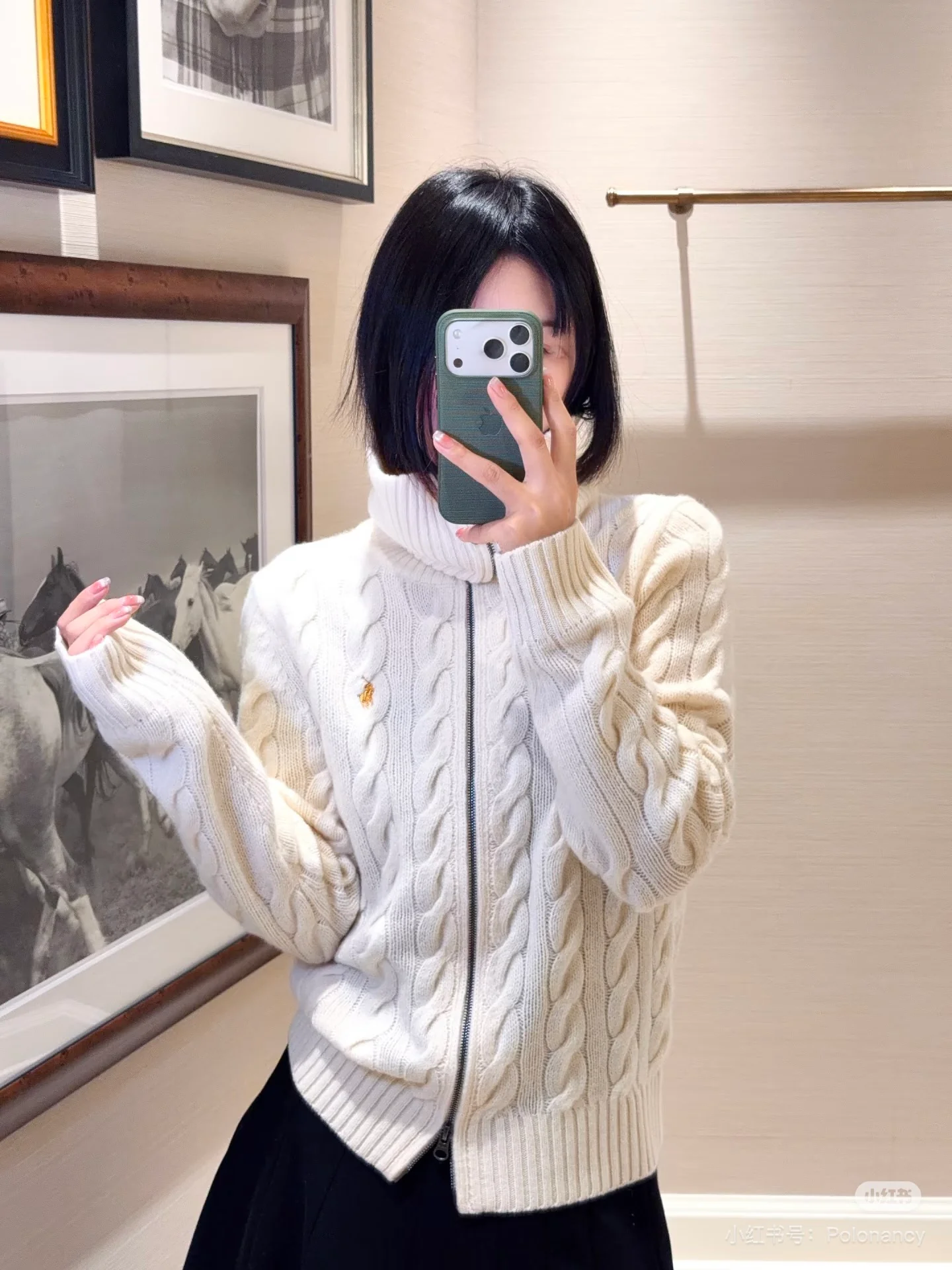 Ralp 26ss cable cardigan