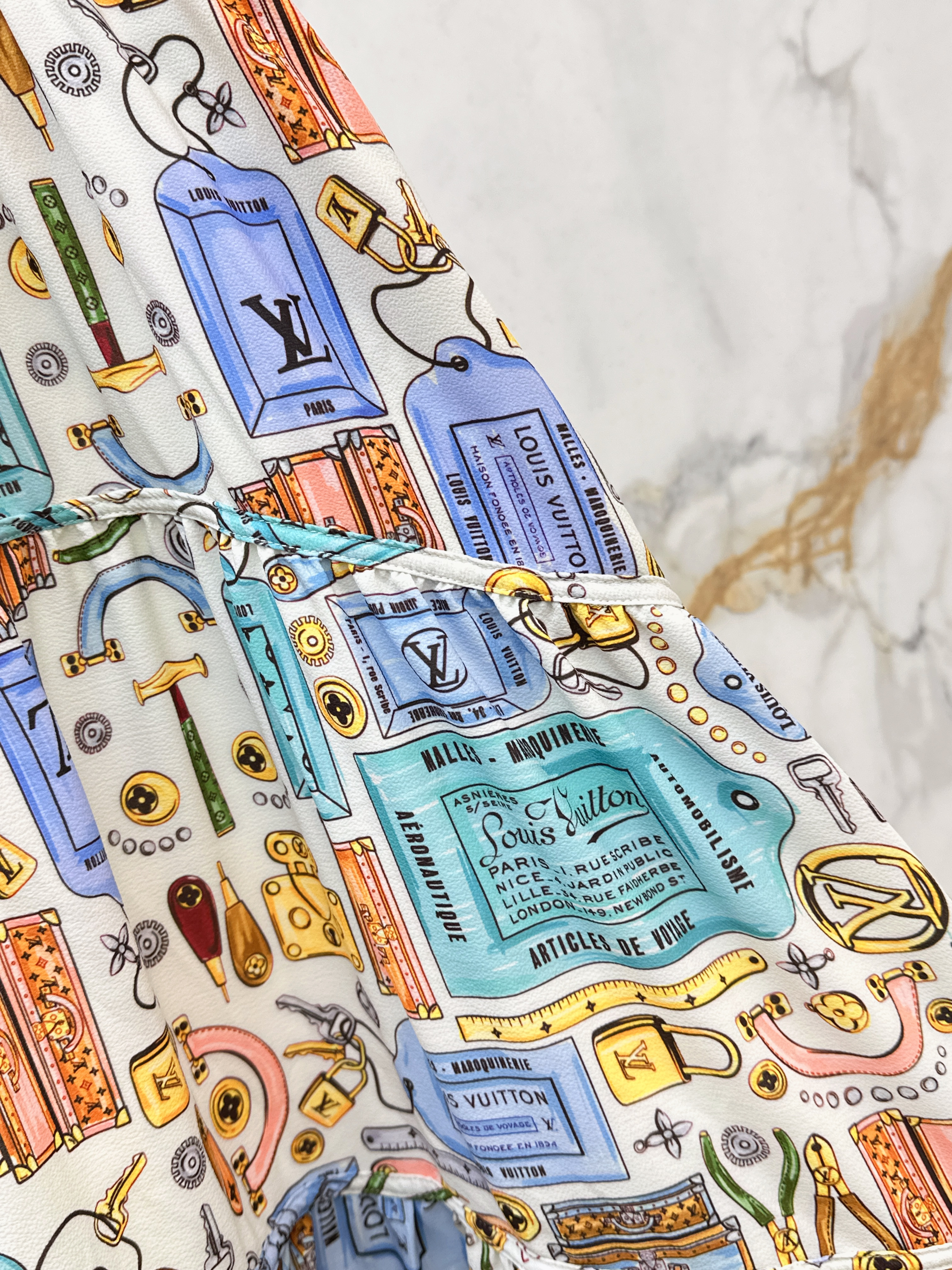 Loui 26ss print skirt