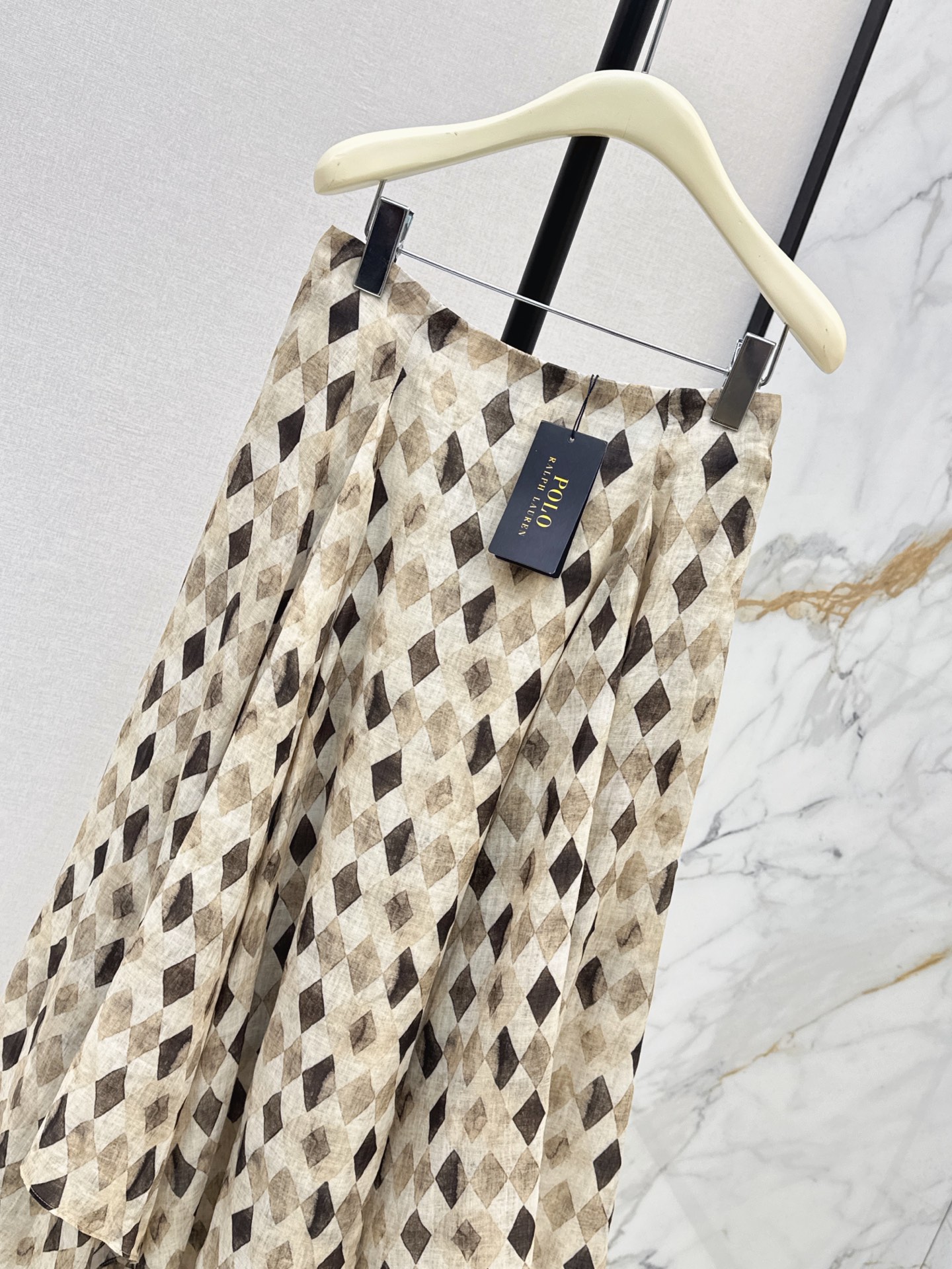 Ralp 26ss check print skirt