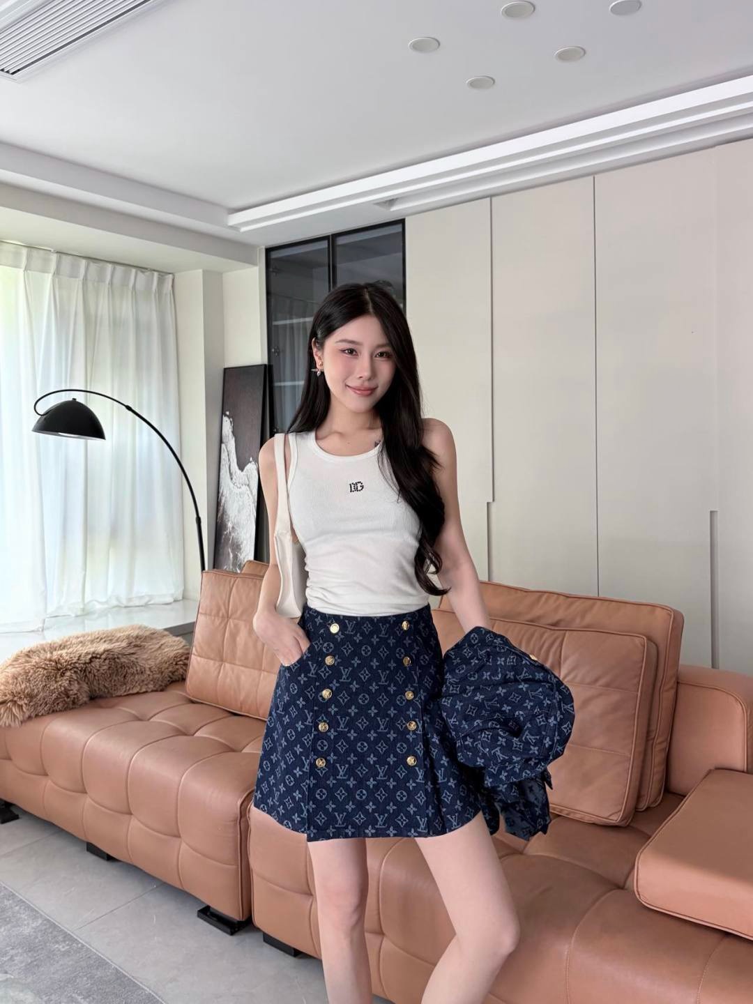 Loui 26ss deni skirt