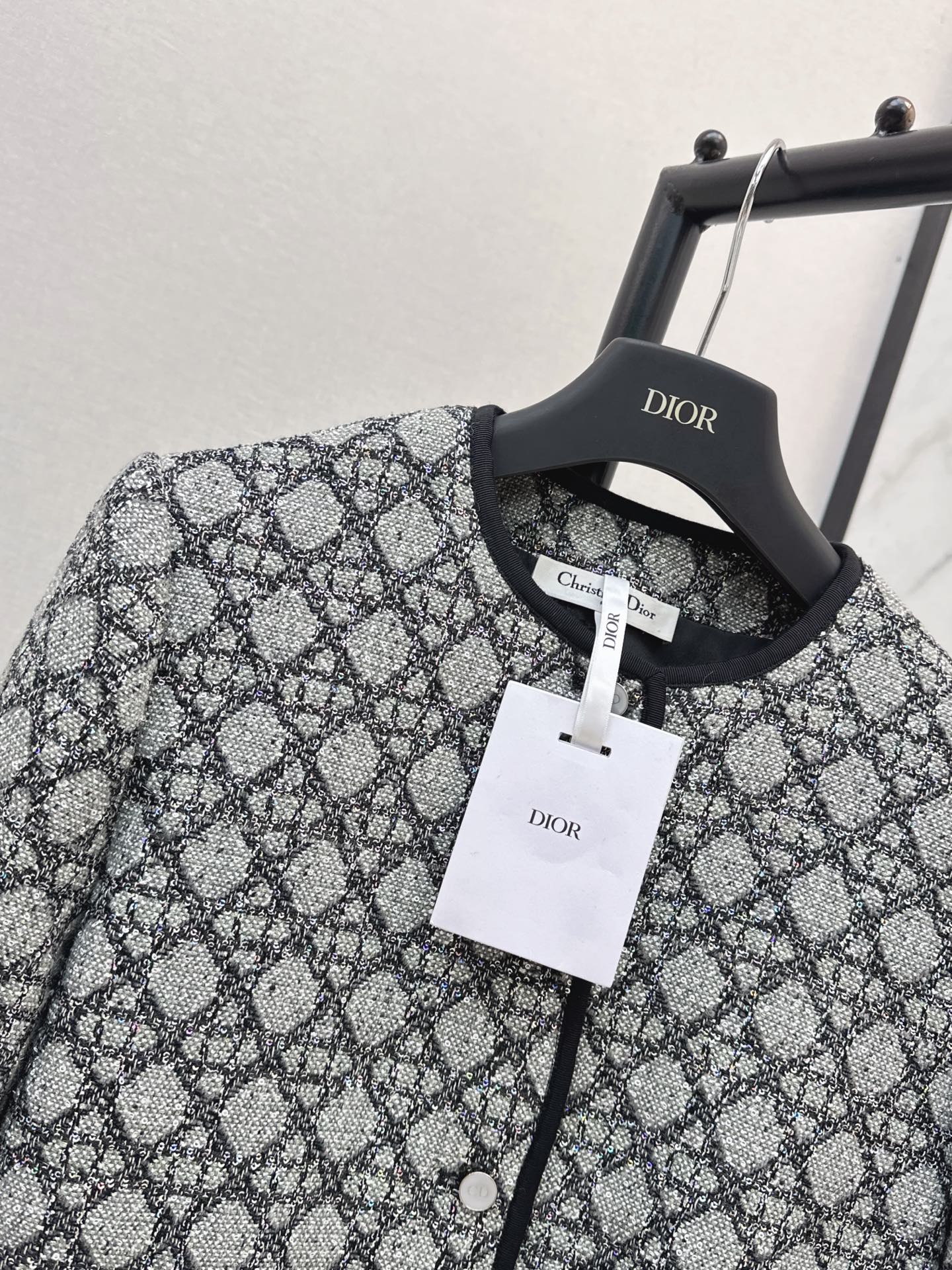 CD 26ss rhinestone tweed jacket