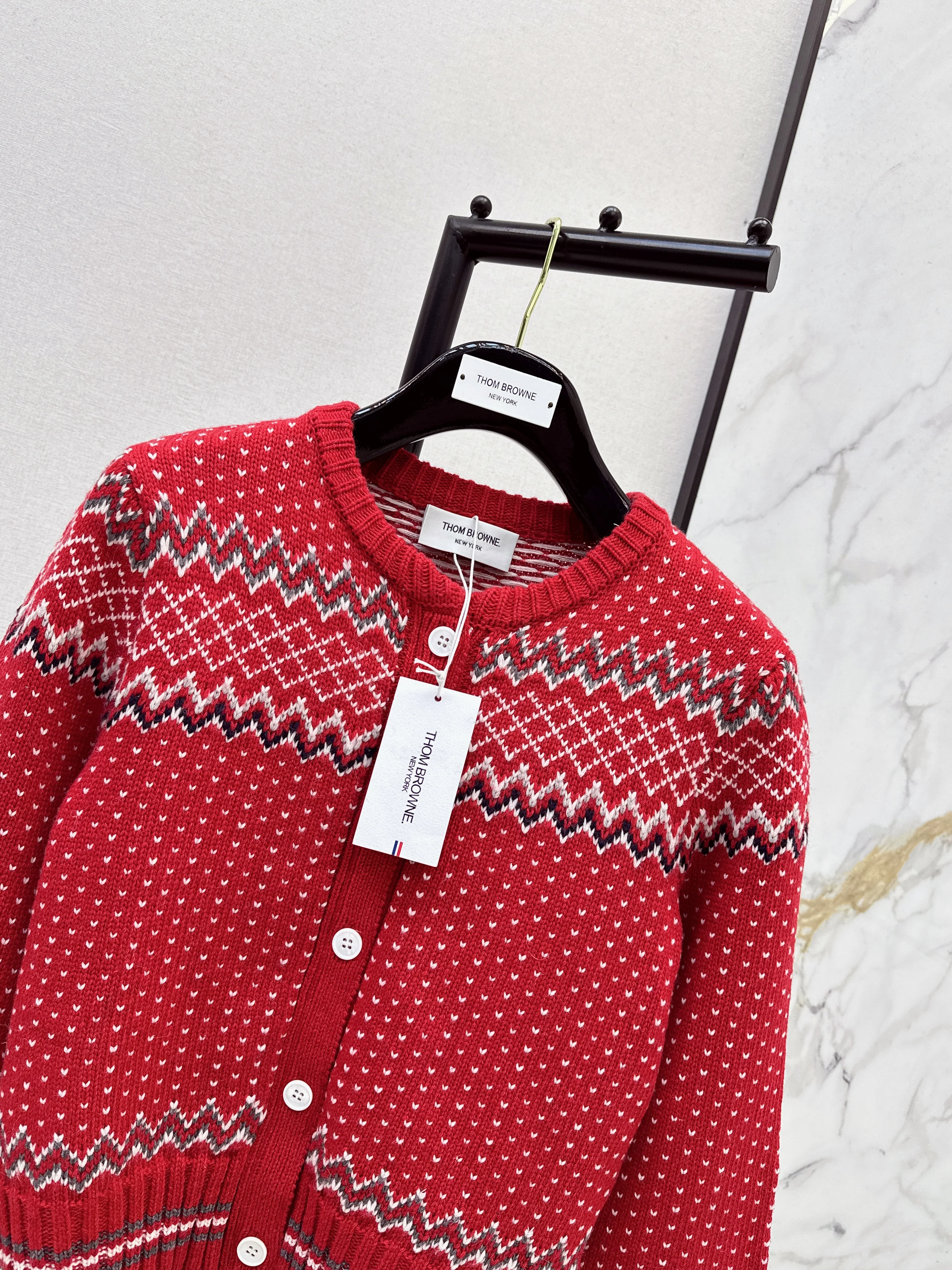 Thom 26ss fair isle cardigan