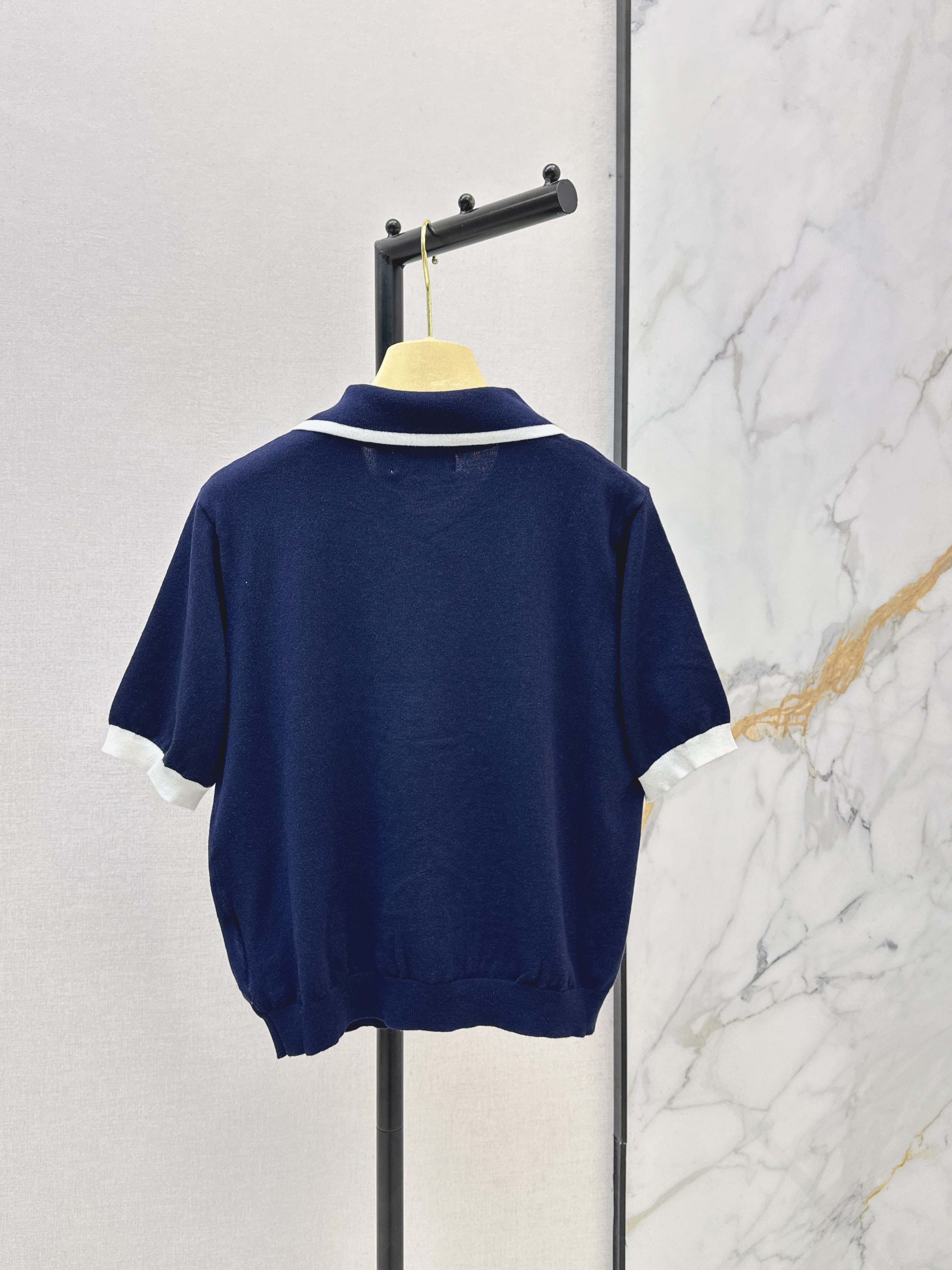 Miu 26ss contract trim knit top