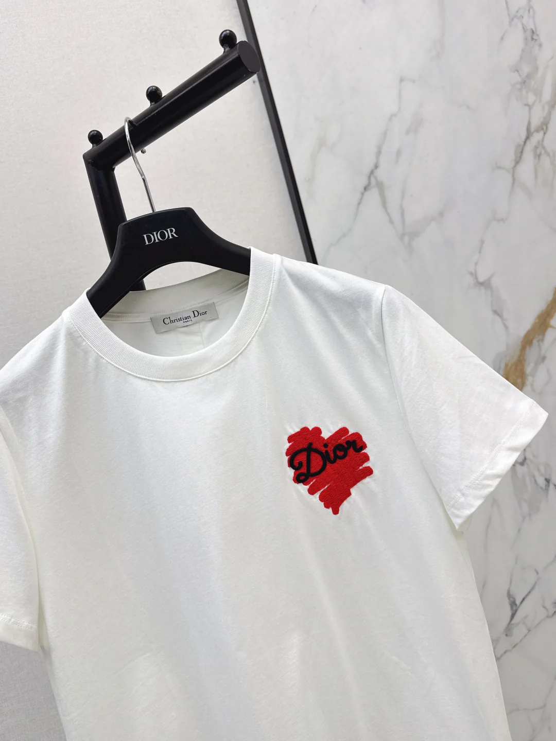 CD 26ss heart print t-shirts