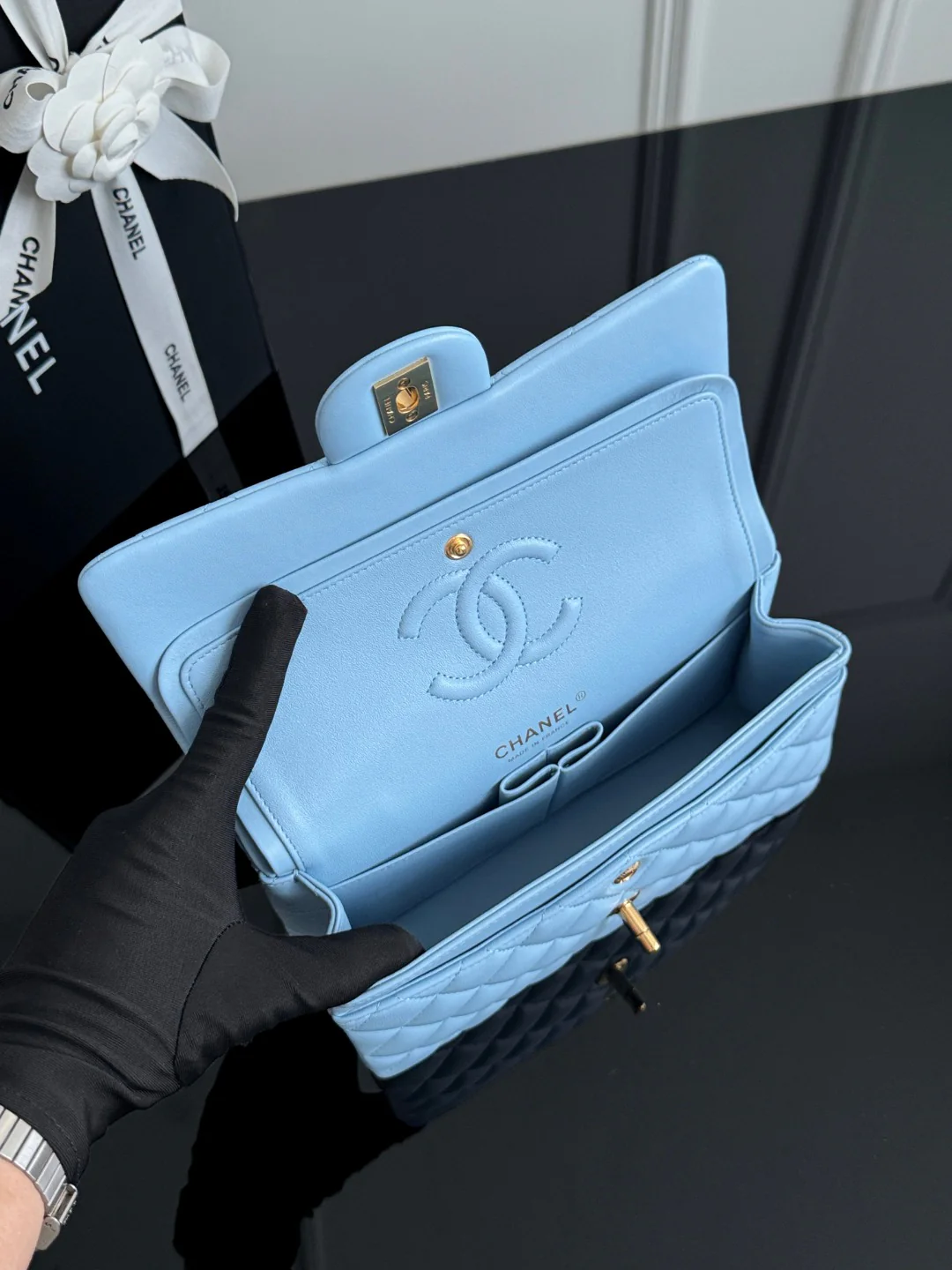 Chan cf23 chain shoulder bag