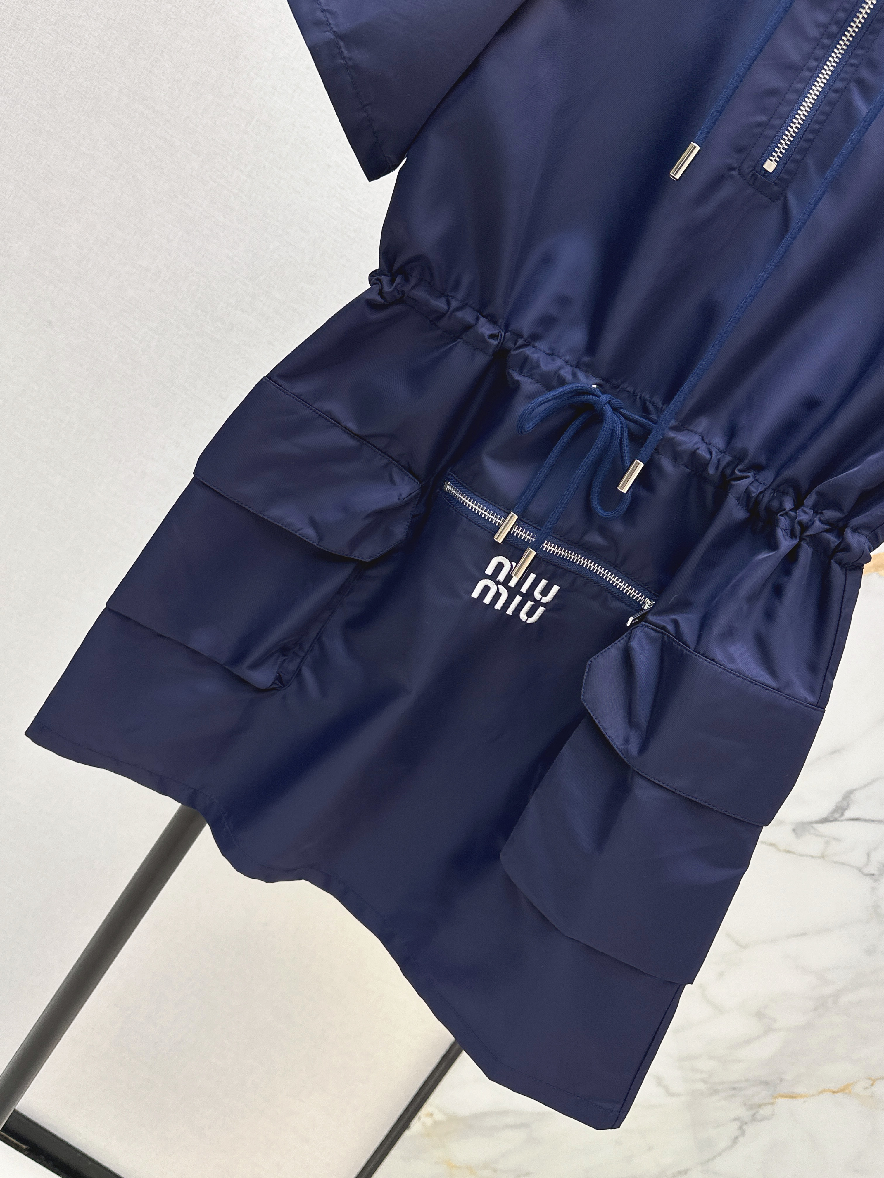 Miu 26ss hooded dress