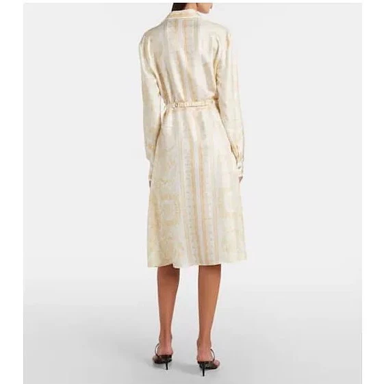 Vers 25fw silk dress