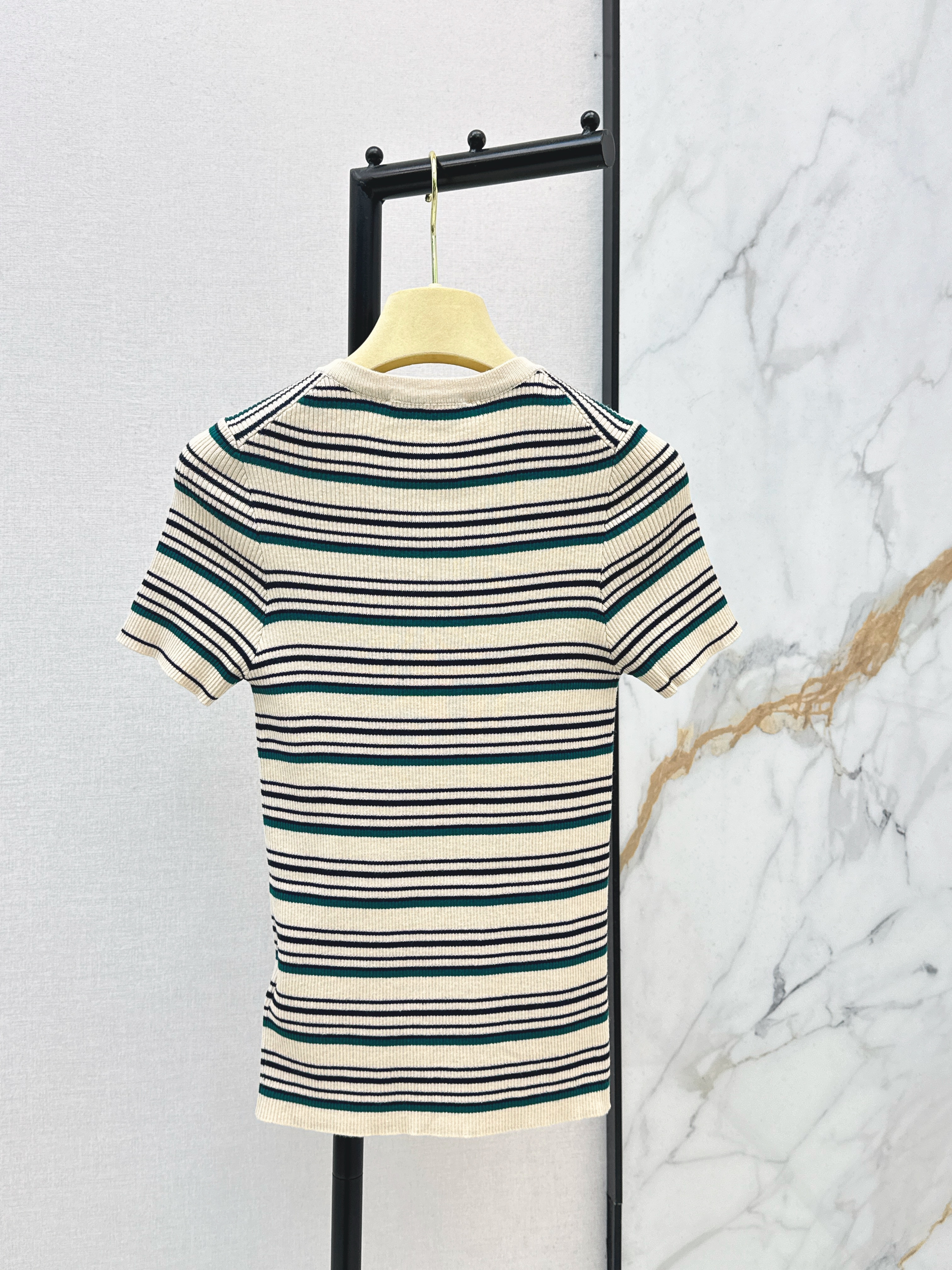 Miu 26ss stripe knitwear