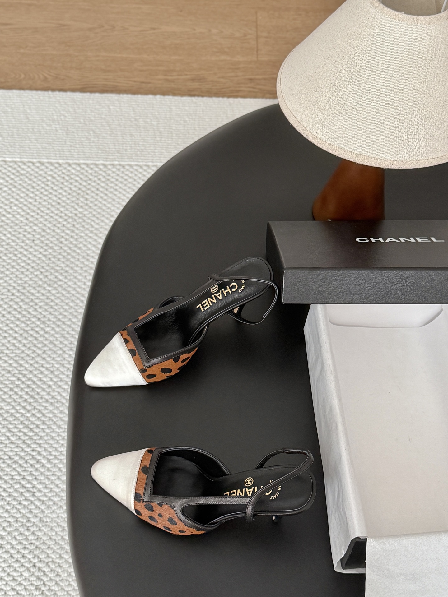 Chan 26A slingback heel