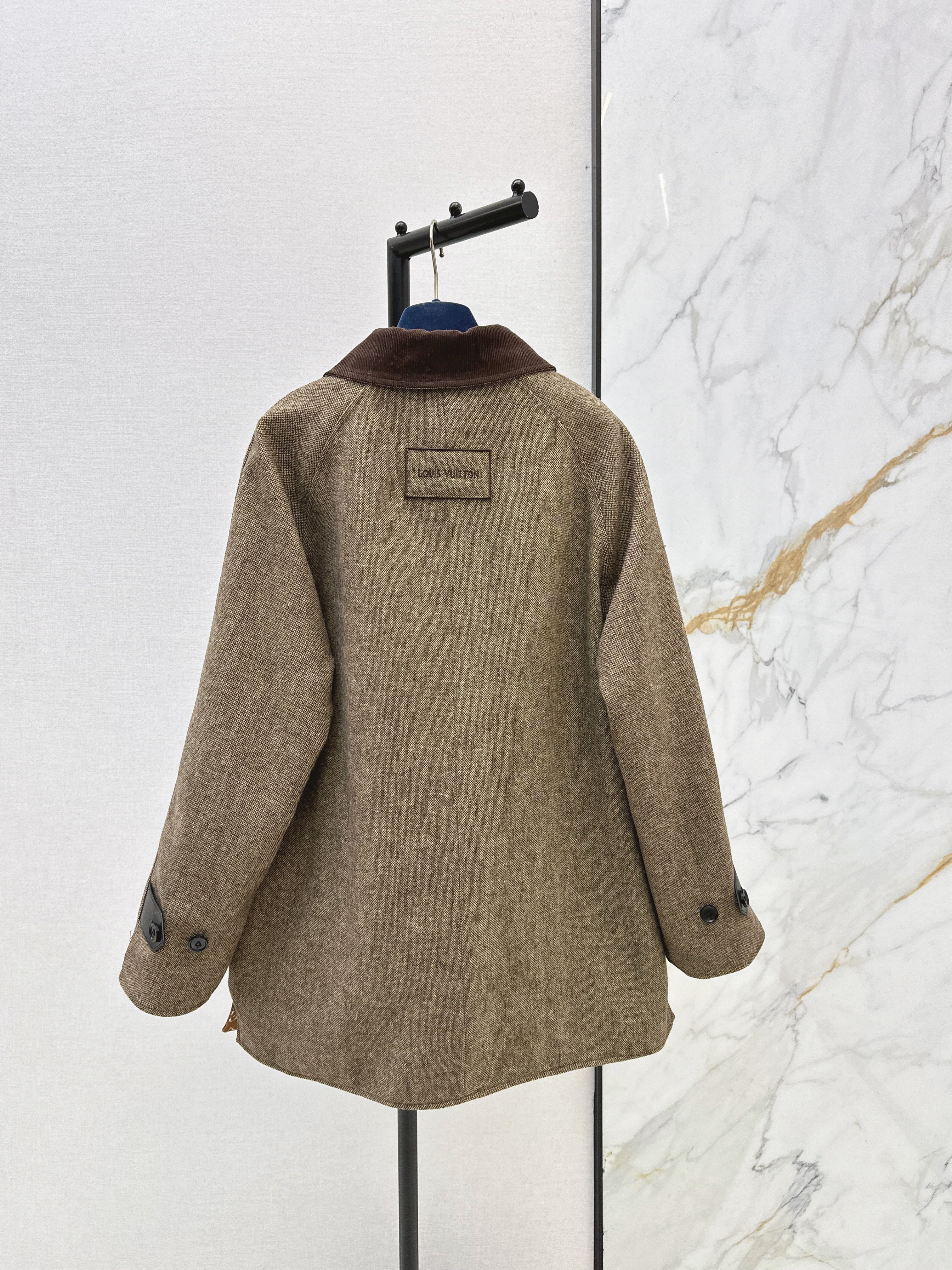 Louis 26ss trun down collar overcoats