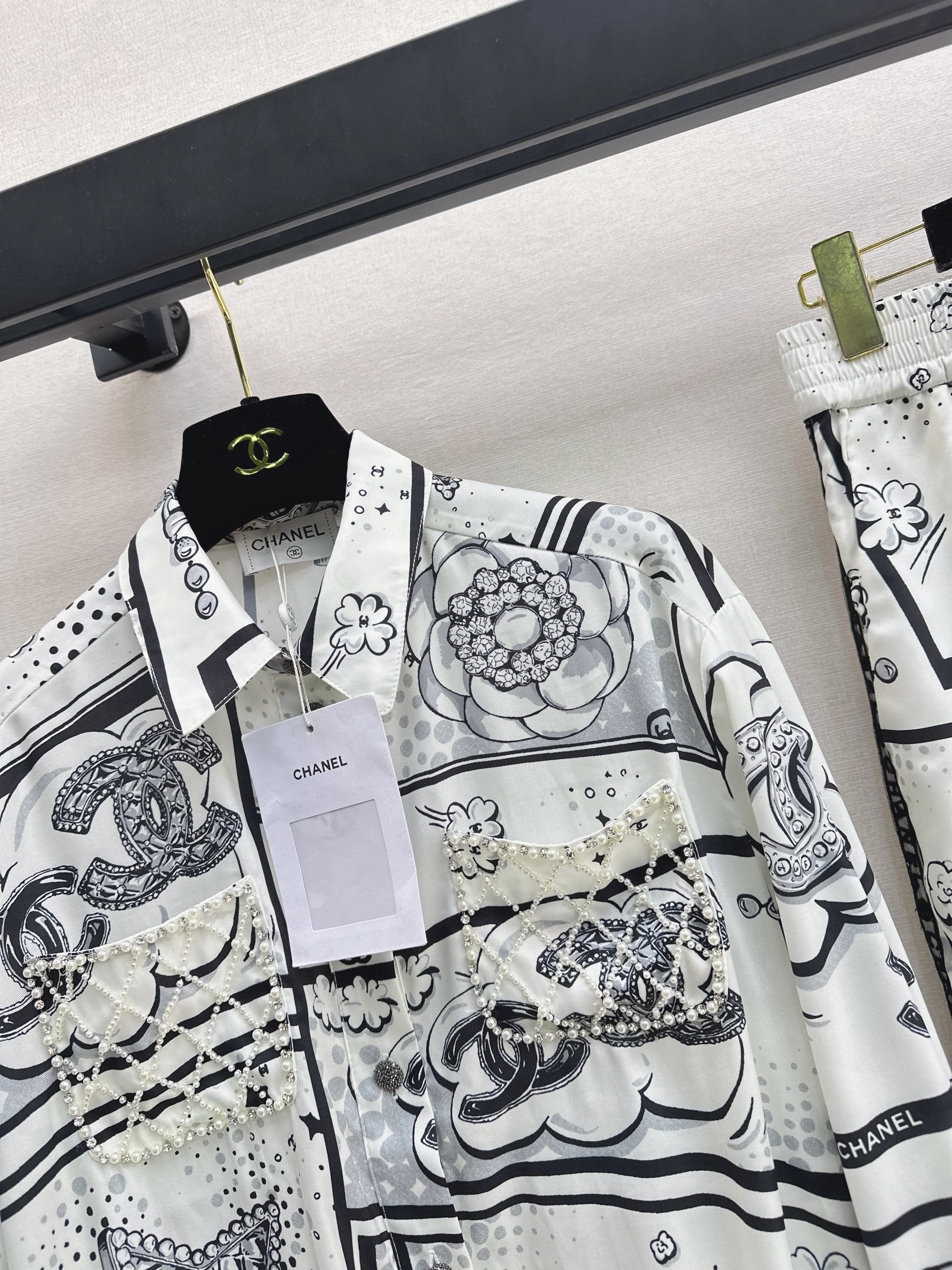 Chan 26ss print shirts jacket