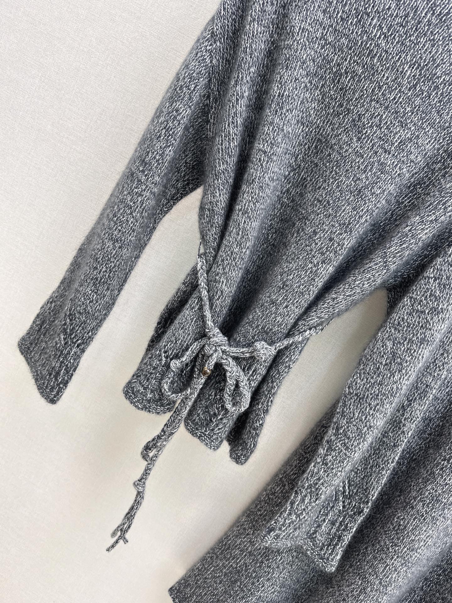 Brun 25fw knit high neck sweater+skirts outfit set