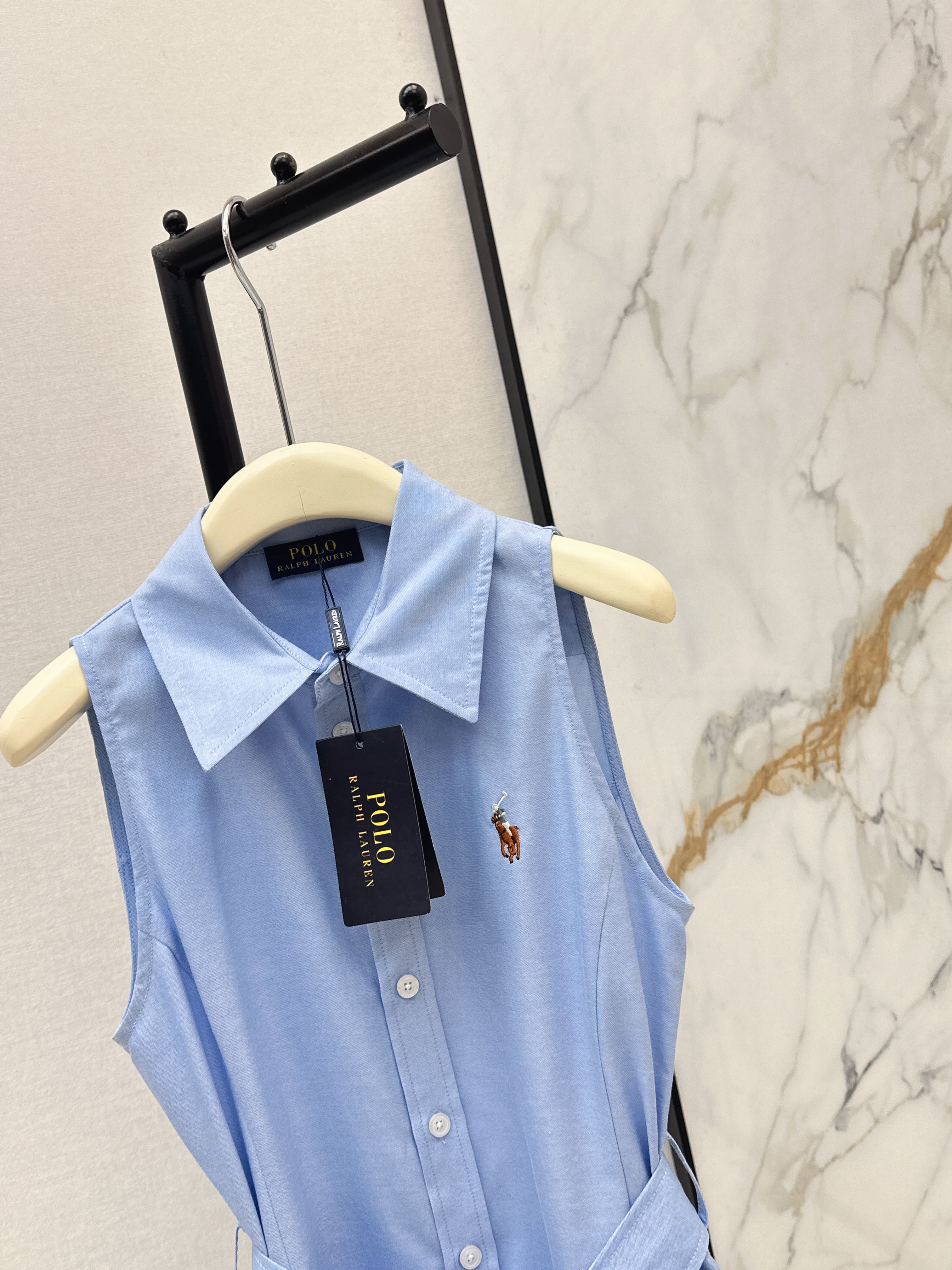 Ralp 26ss sleeveless shirt dress