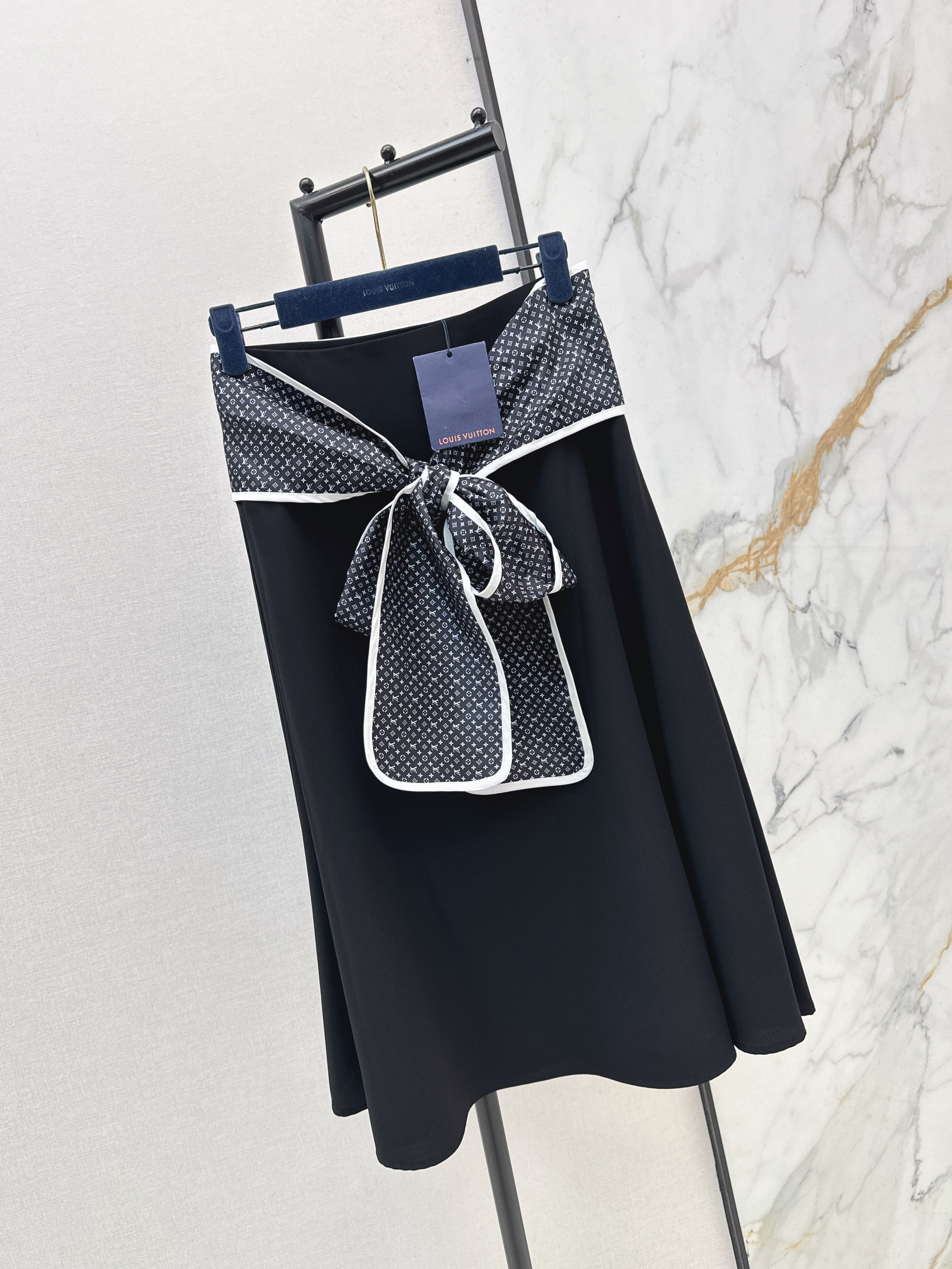 Loui 26ss ribbon skirt
