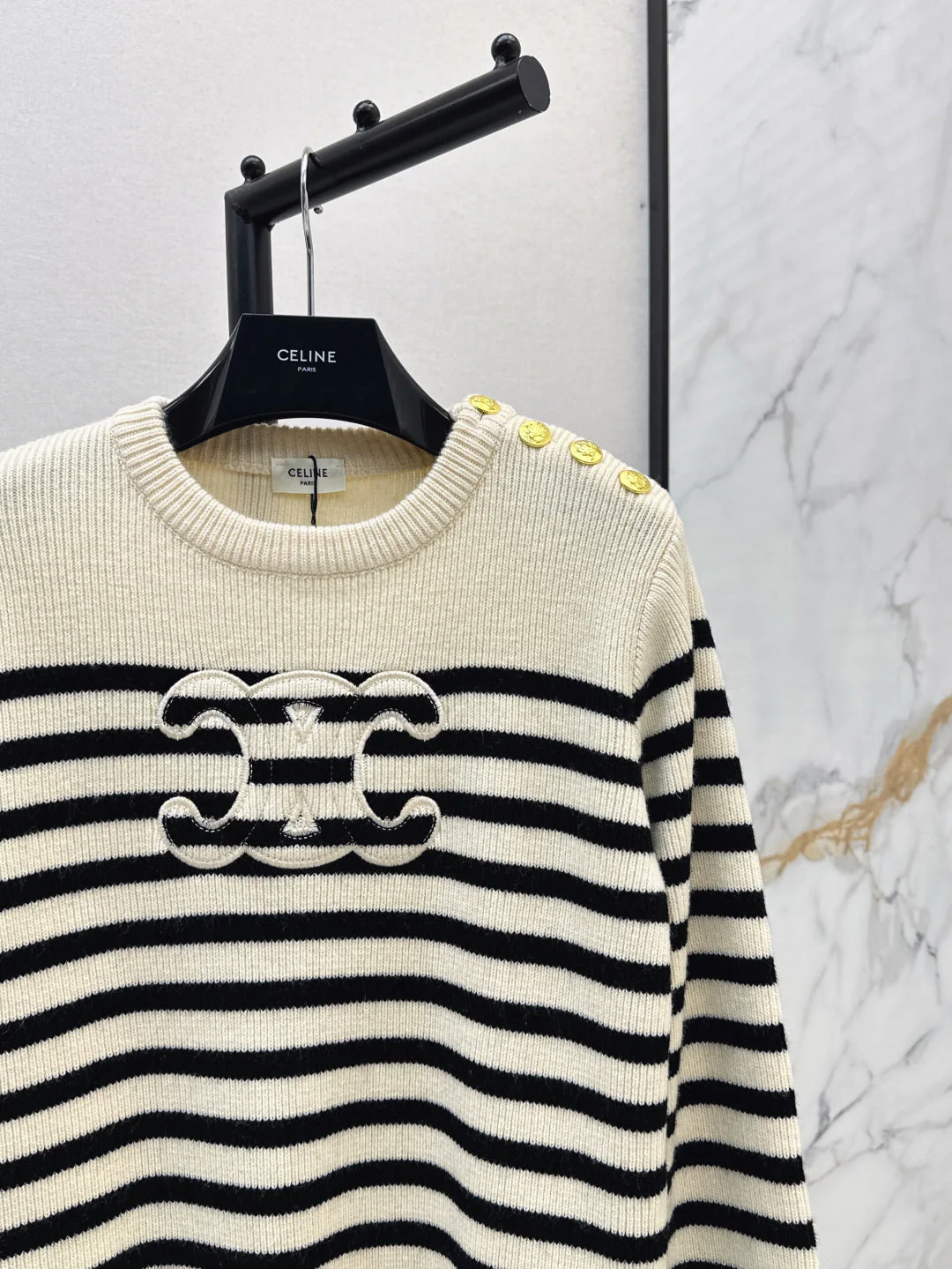 Celi 25fw stripe sweater