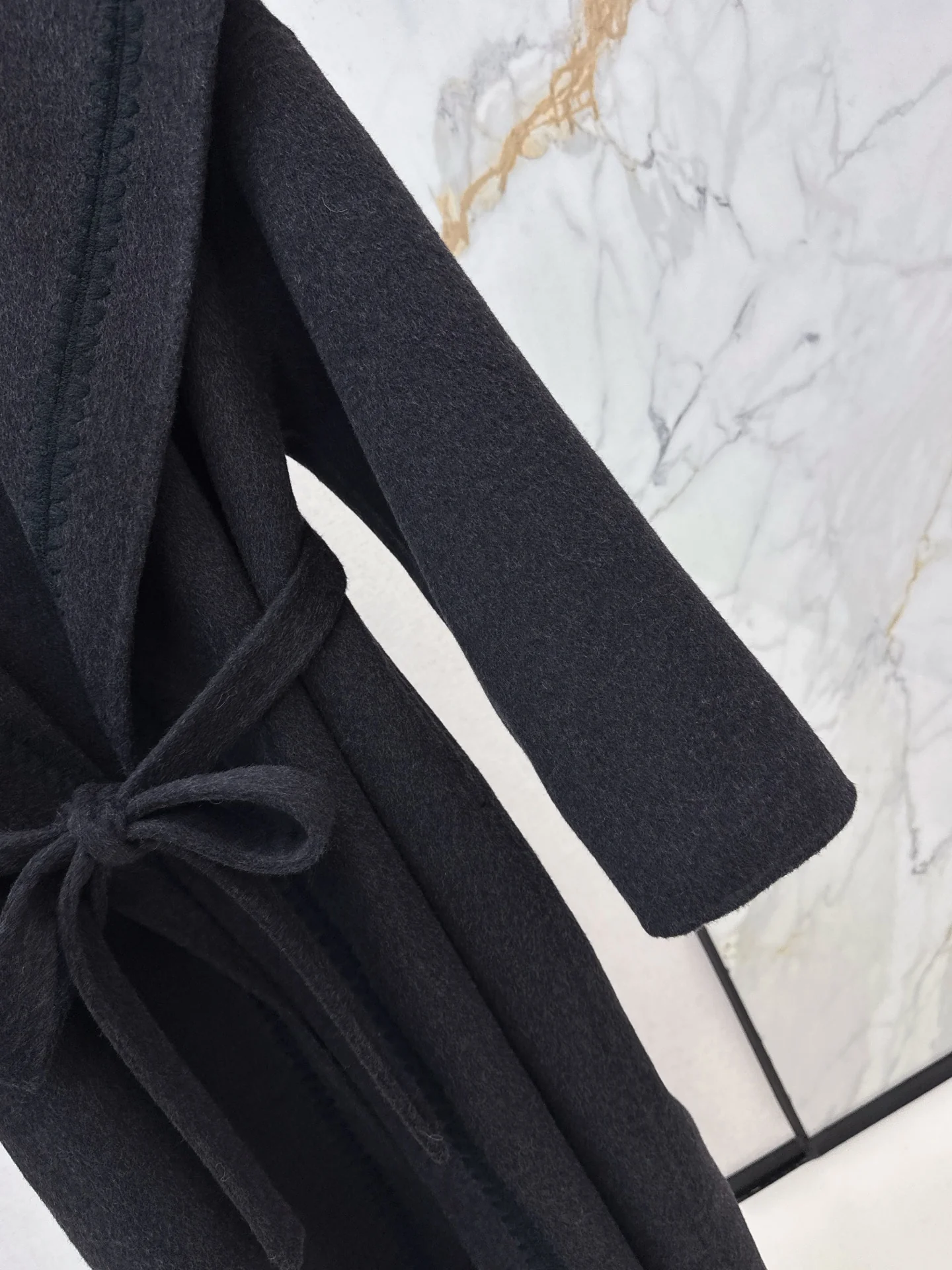 Herm 25fw woolen long overcoats