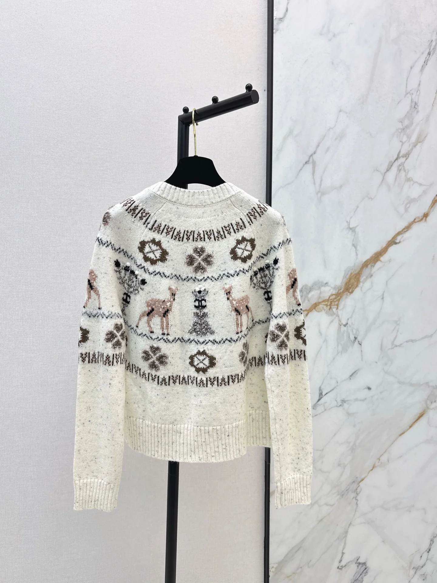 Chan 25fw christmas cardigan