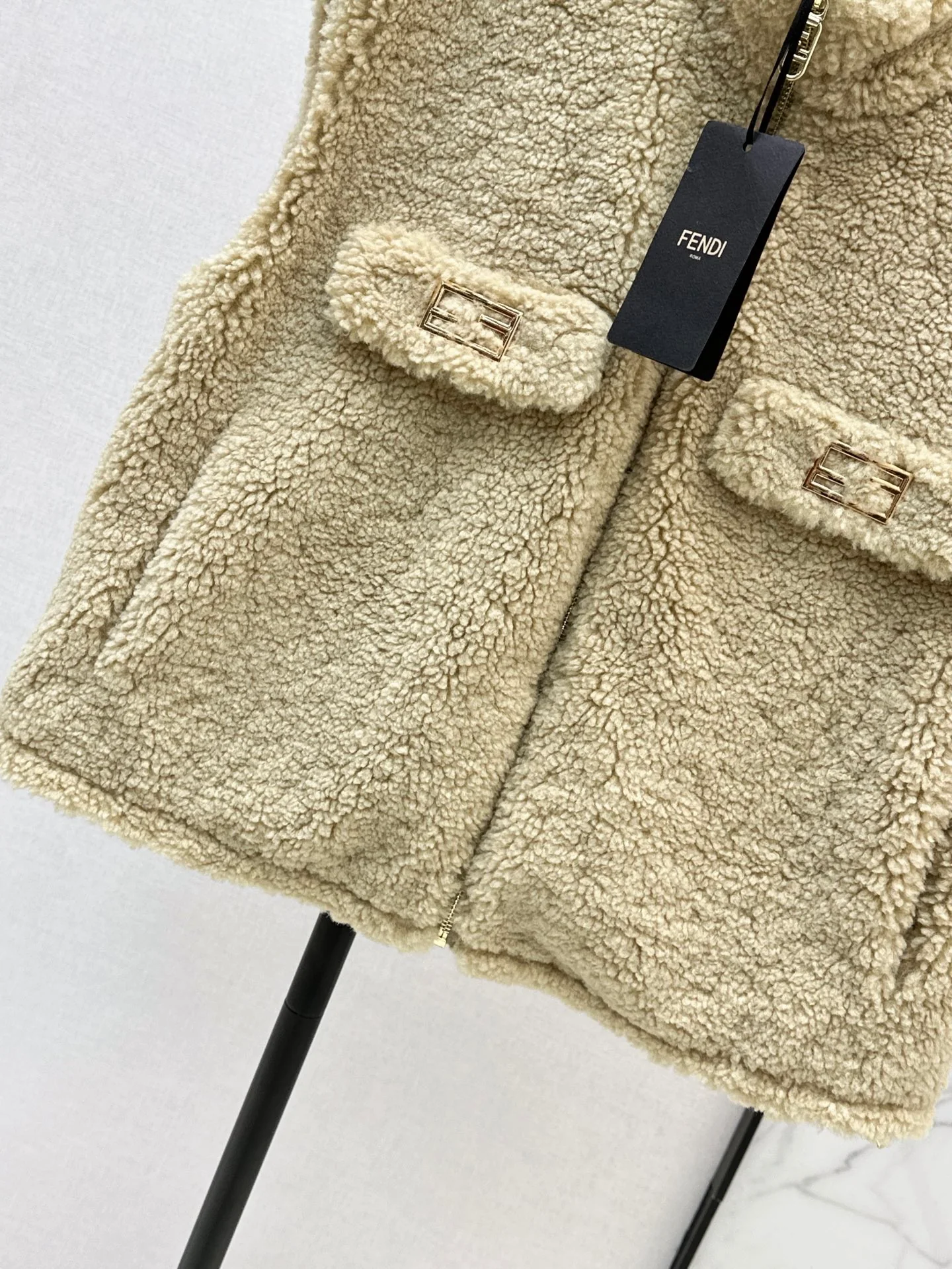 Fend 25fw fleece vest jacket