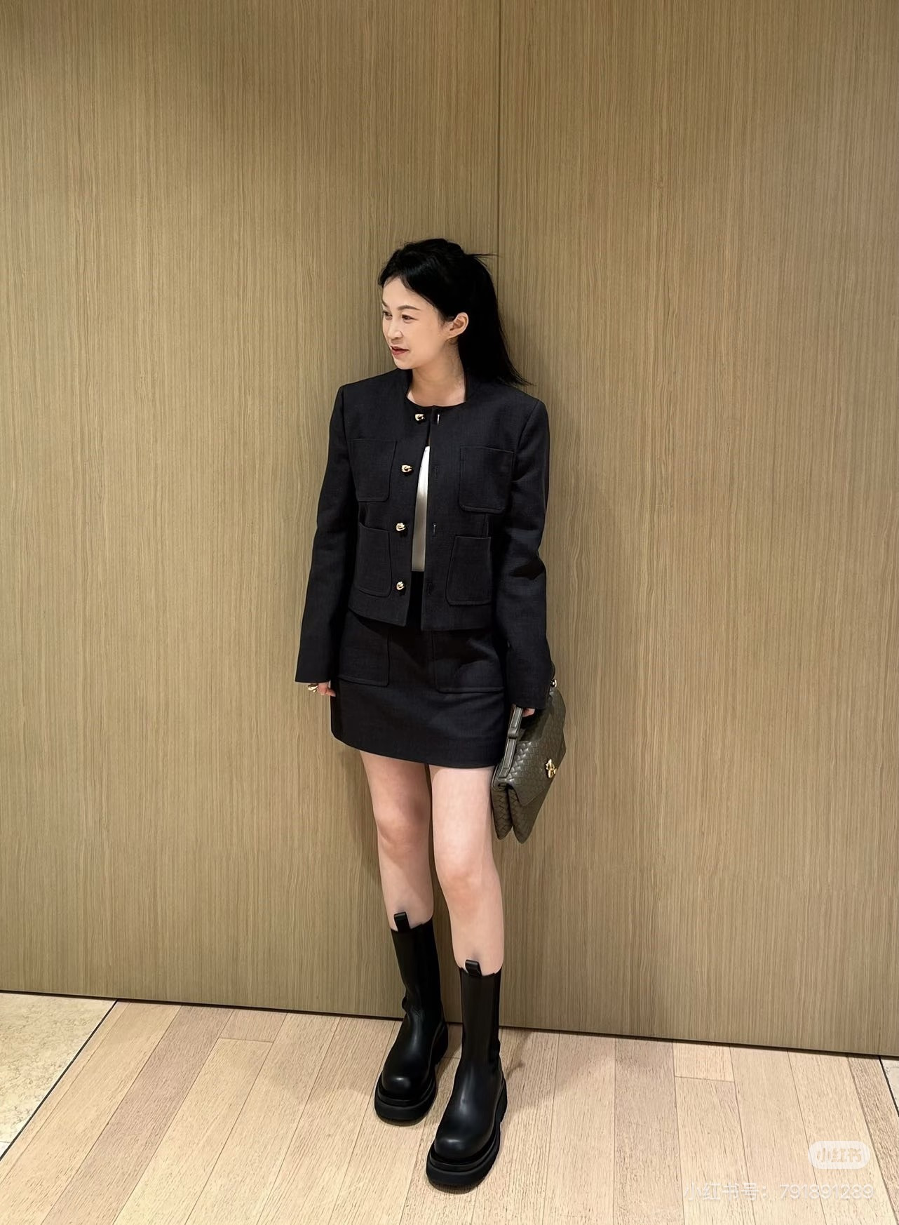 Bott 26ss A-line skirt