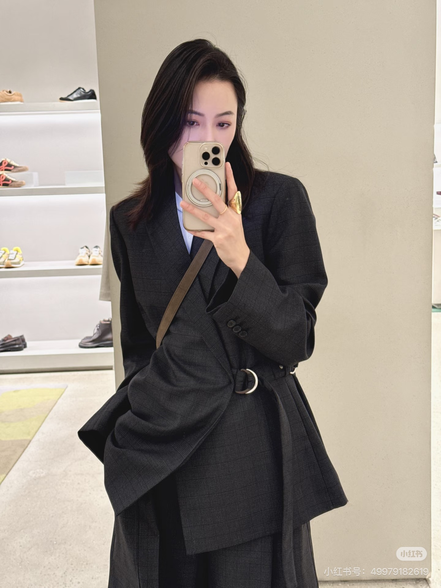 Loe 26ss check blazer