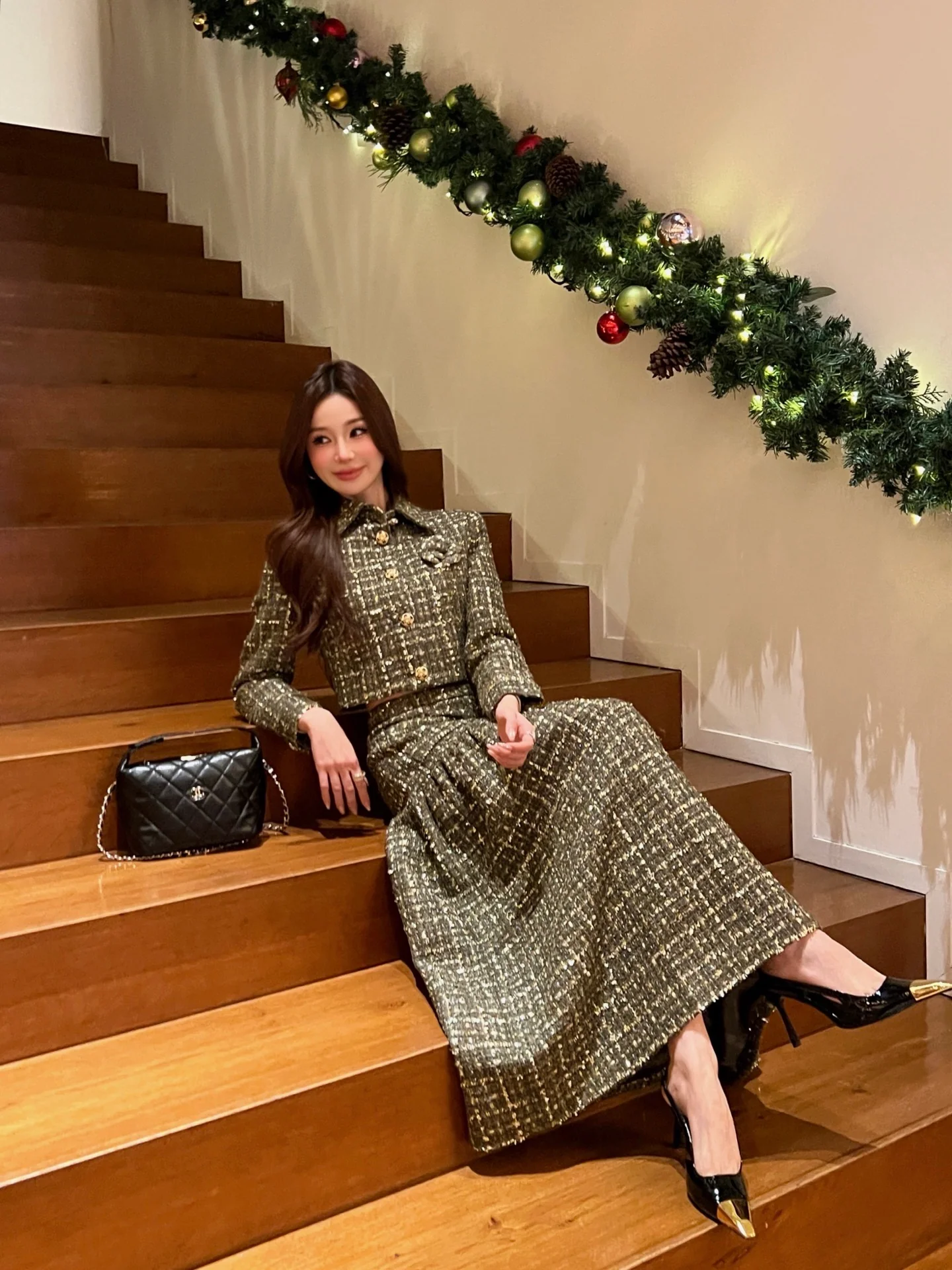 Chan 26ss woven skirts