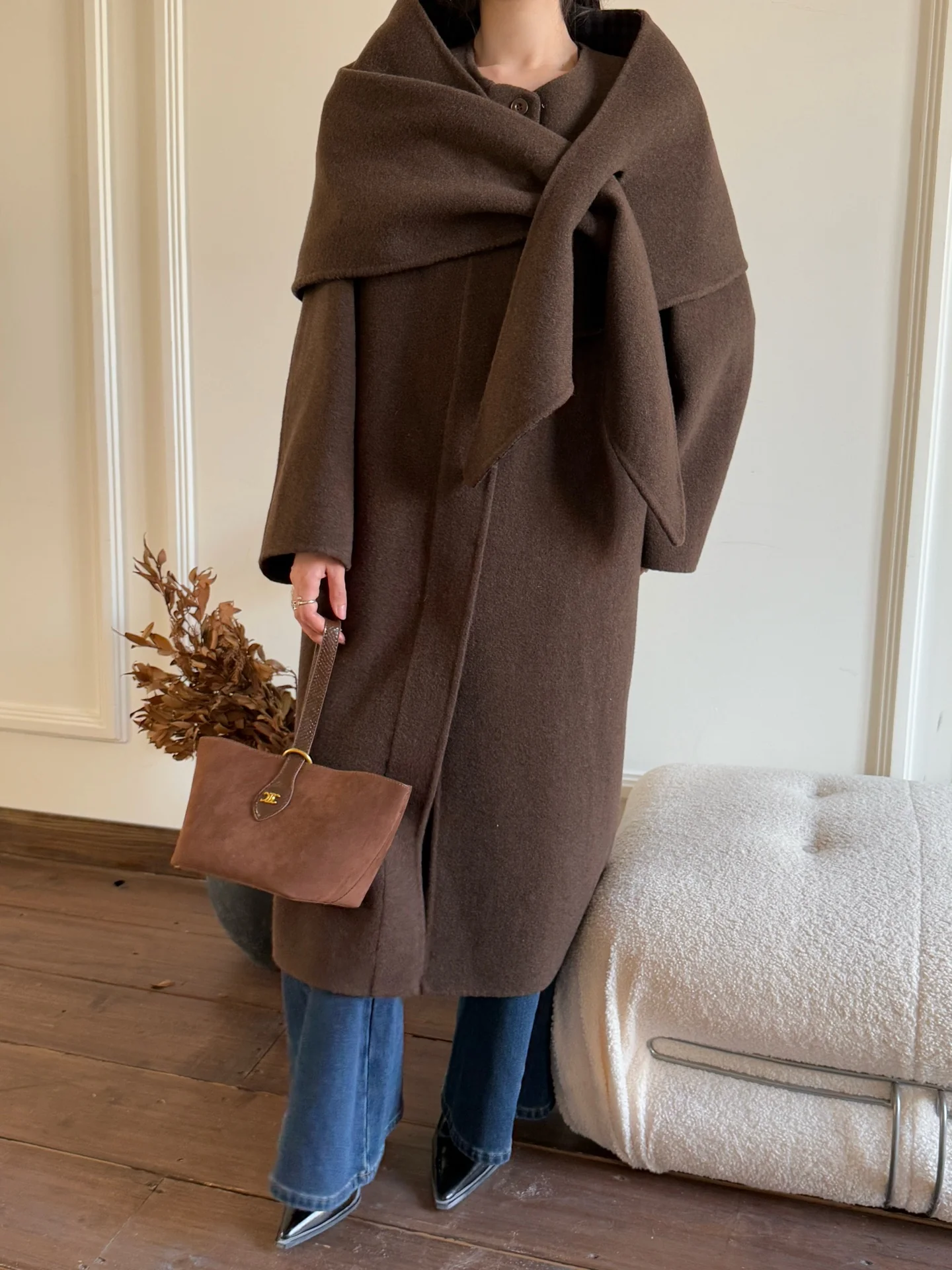 Celi 26ss woolen overcoats