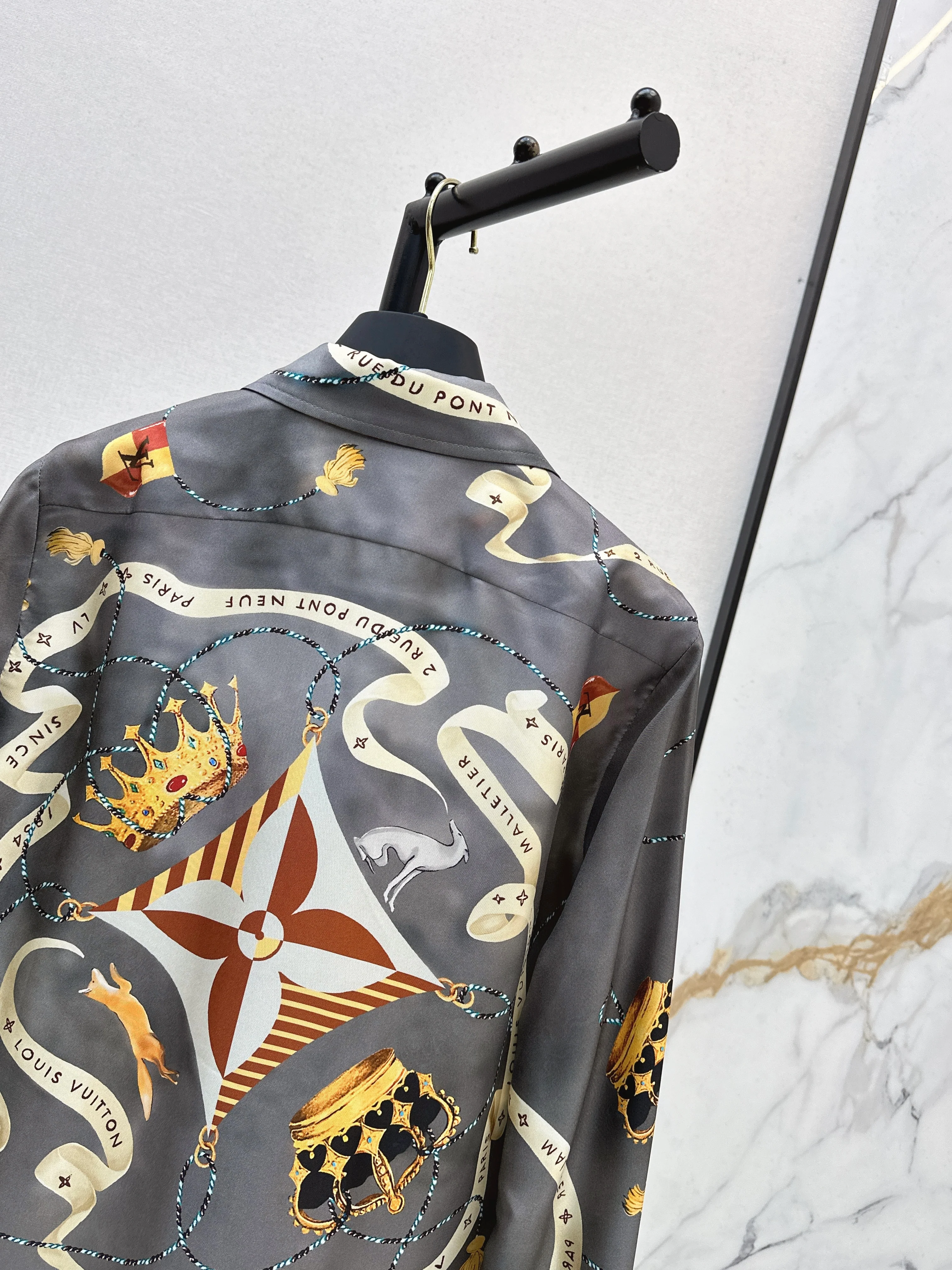 Louis 26ss print shirts