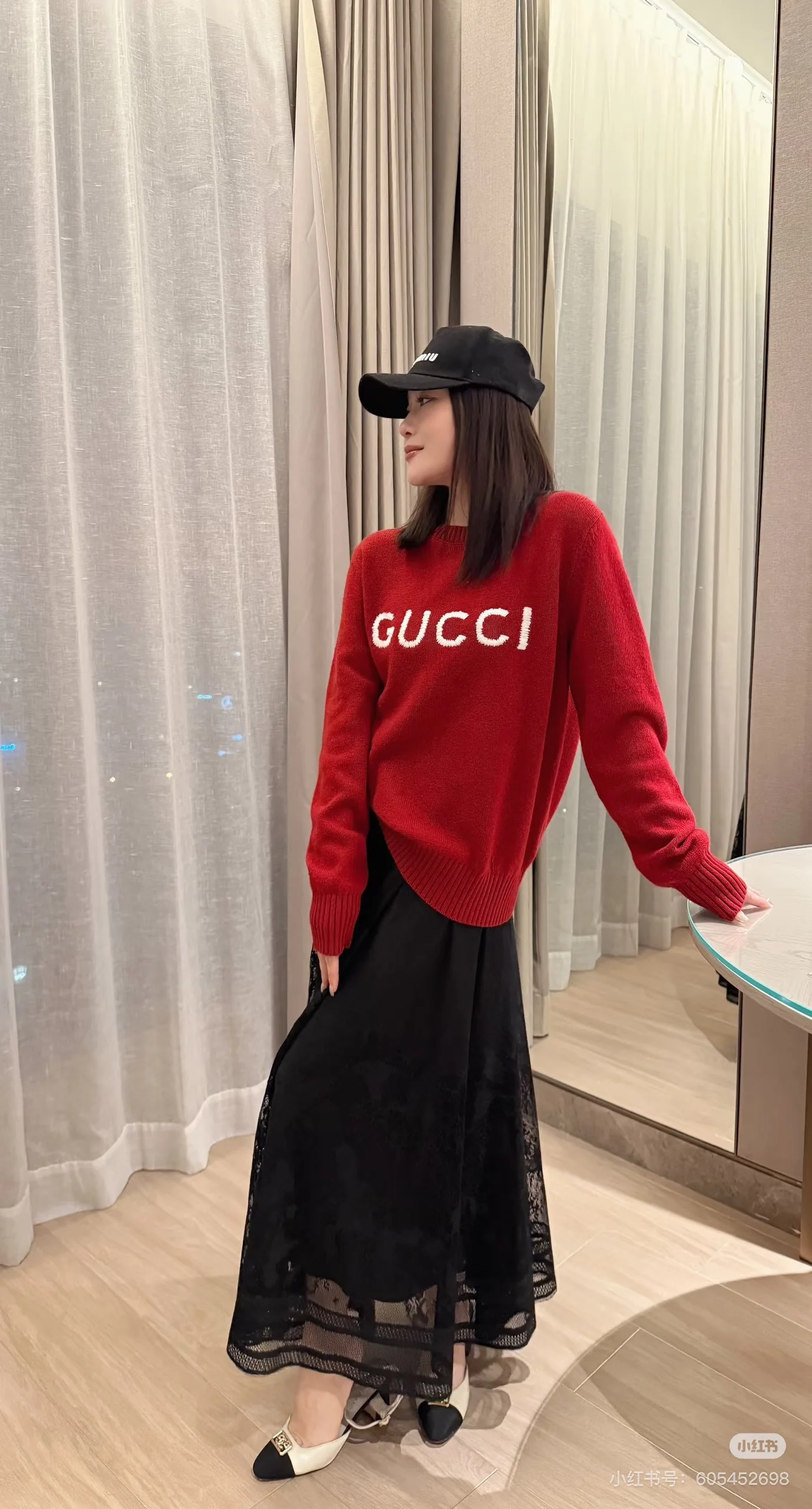 Gucc 26ss jacquard sweater