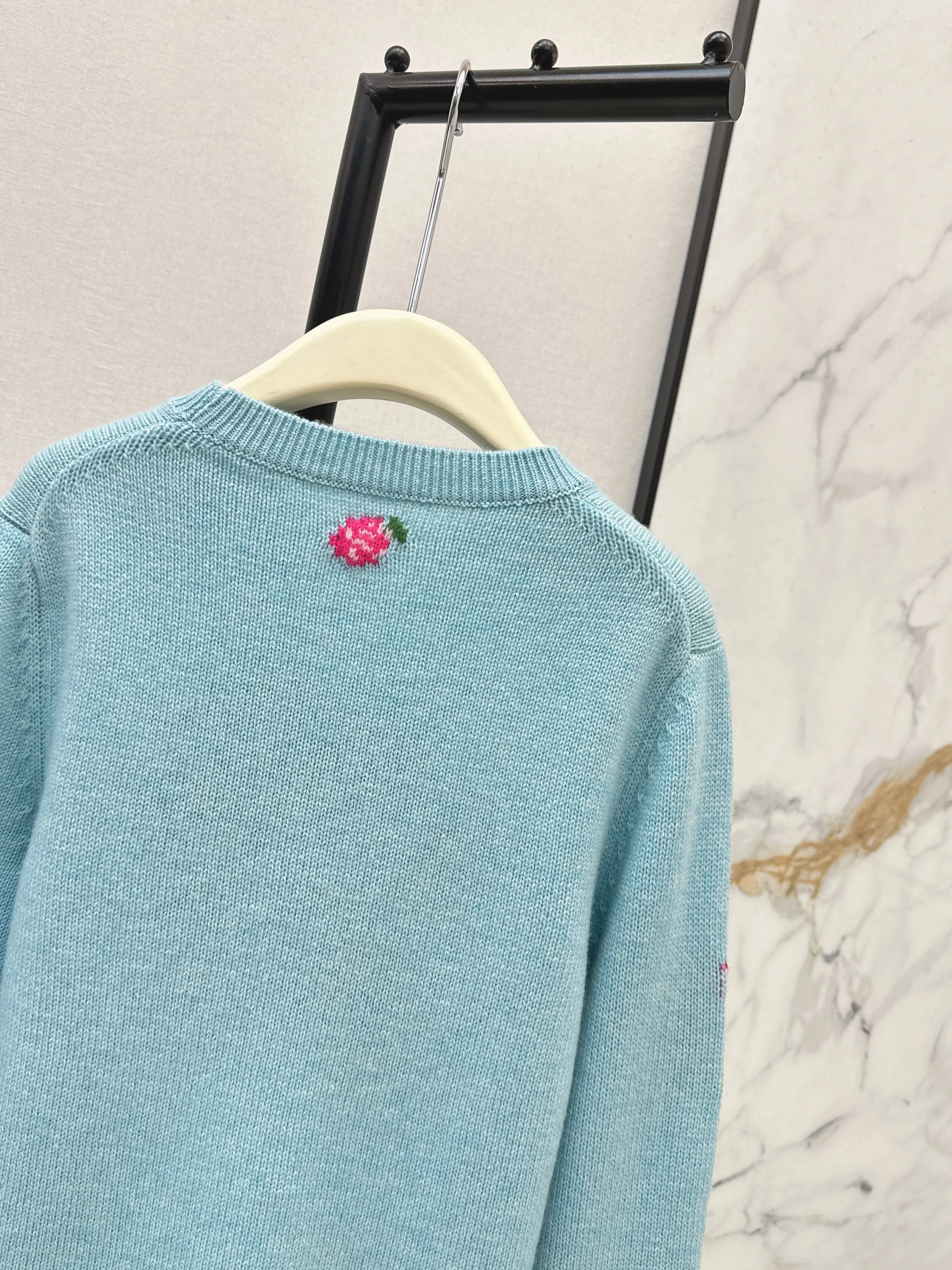Erdo 26ss intarsia cashmere