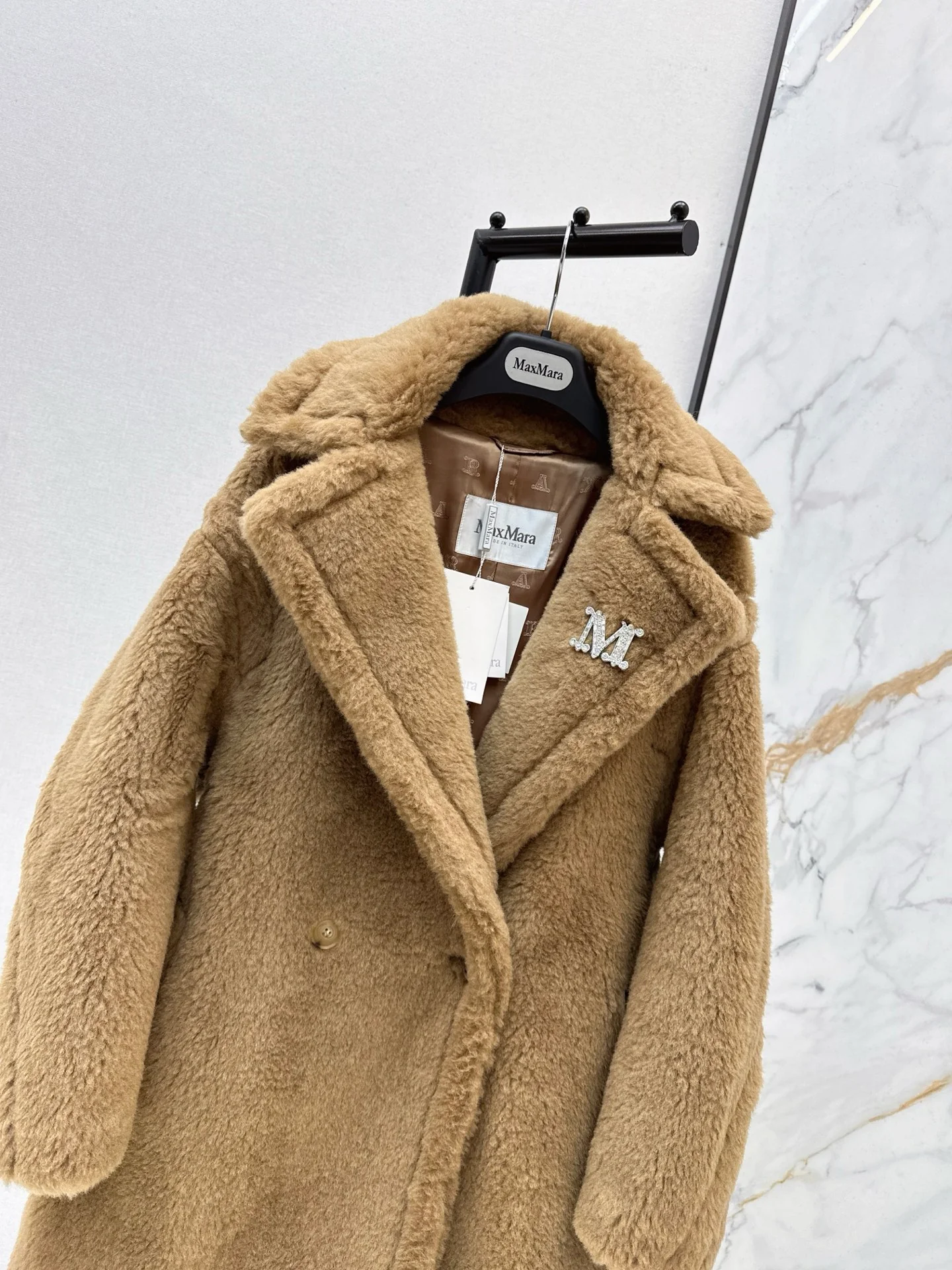 Max 26ss camel wool jacket