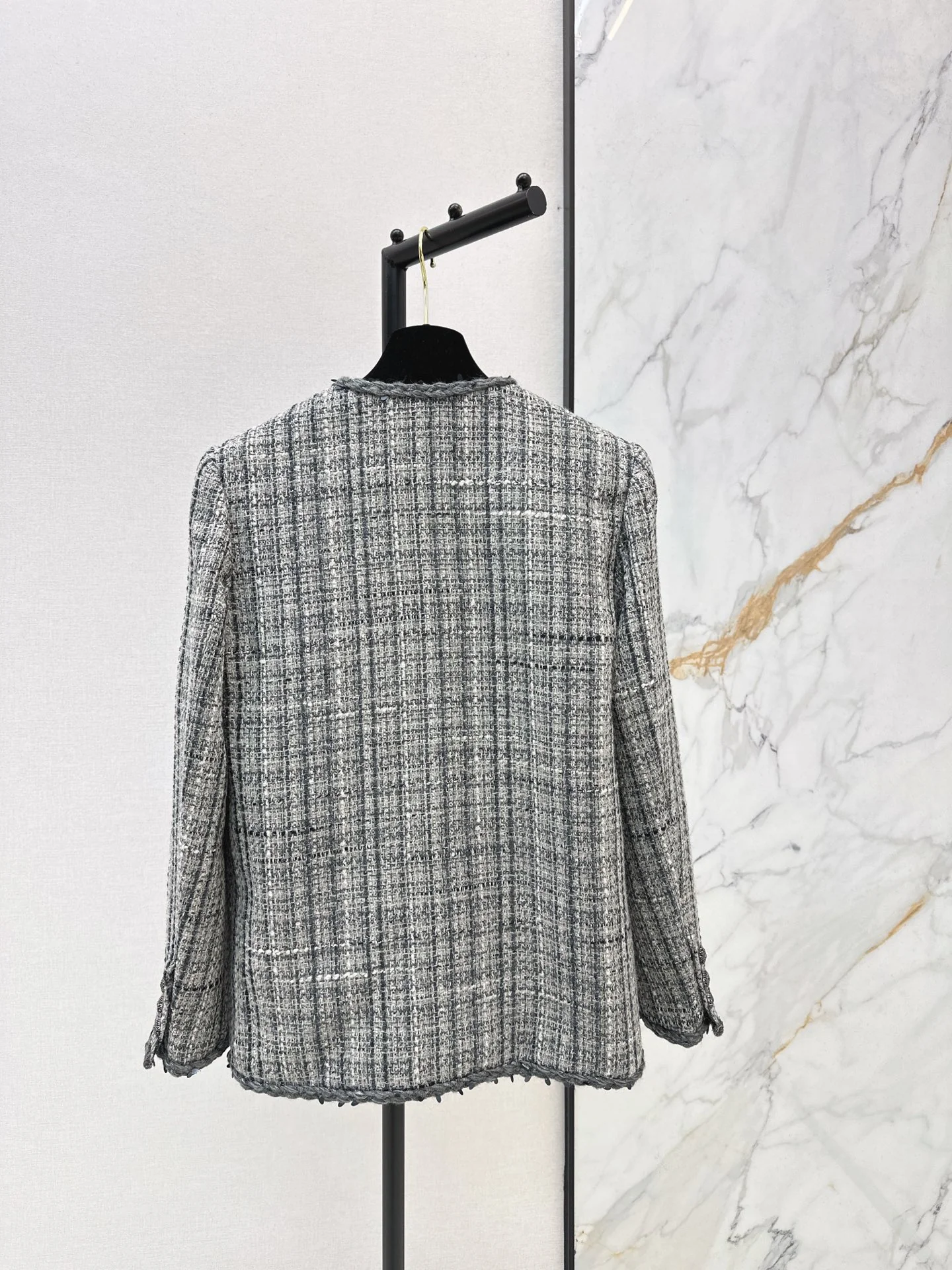 Chan 26ss woven tweed jacket