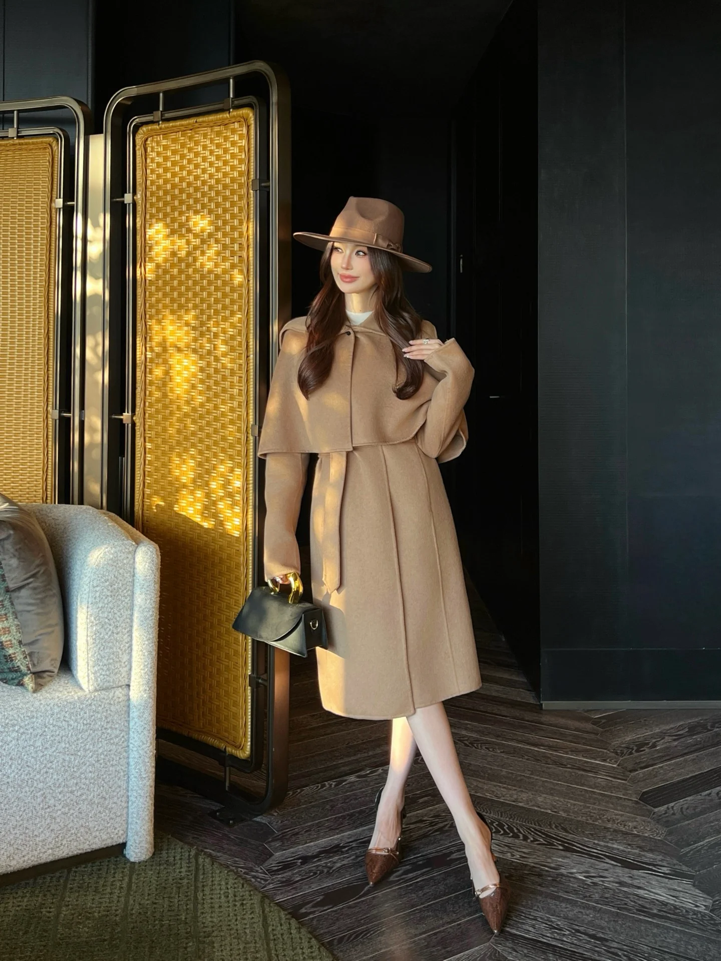 Chlo 26ss woolen coat
