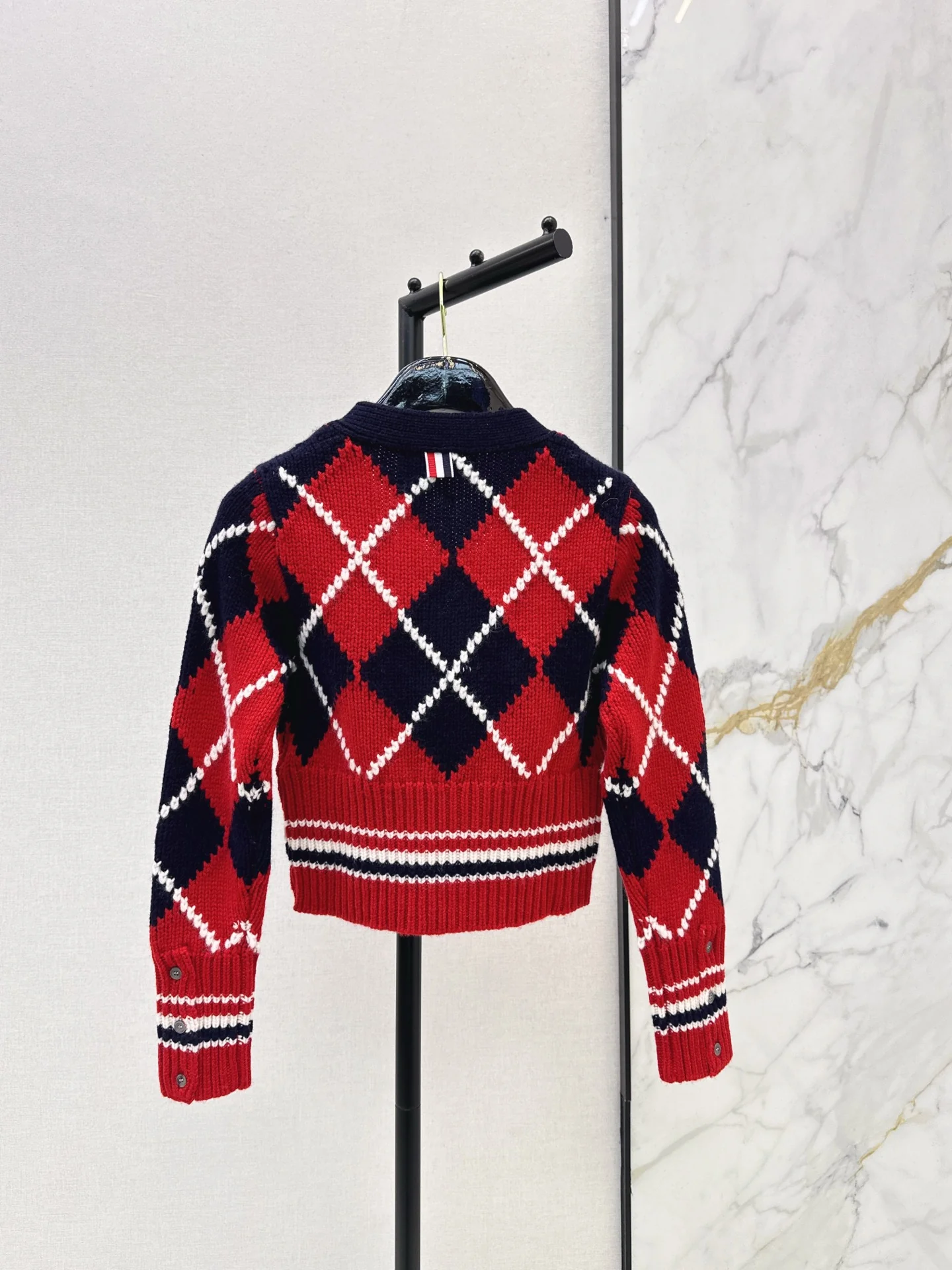 Thom 25fw jacquard cardigan