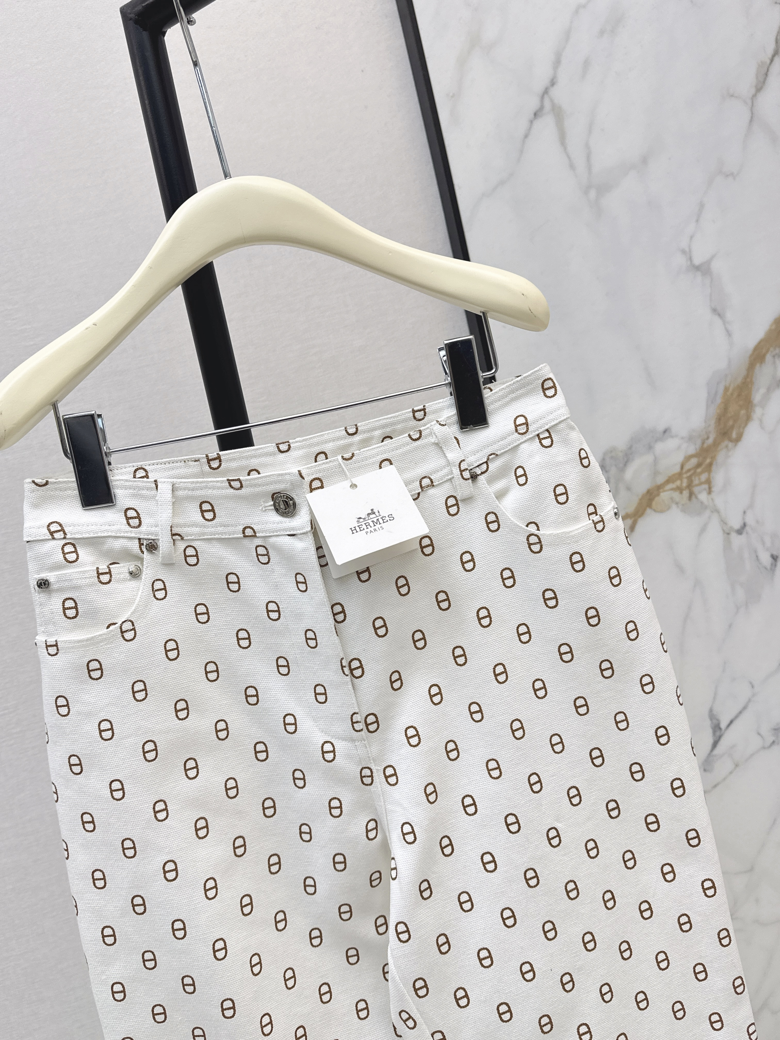 Herm 26ss print jeans