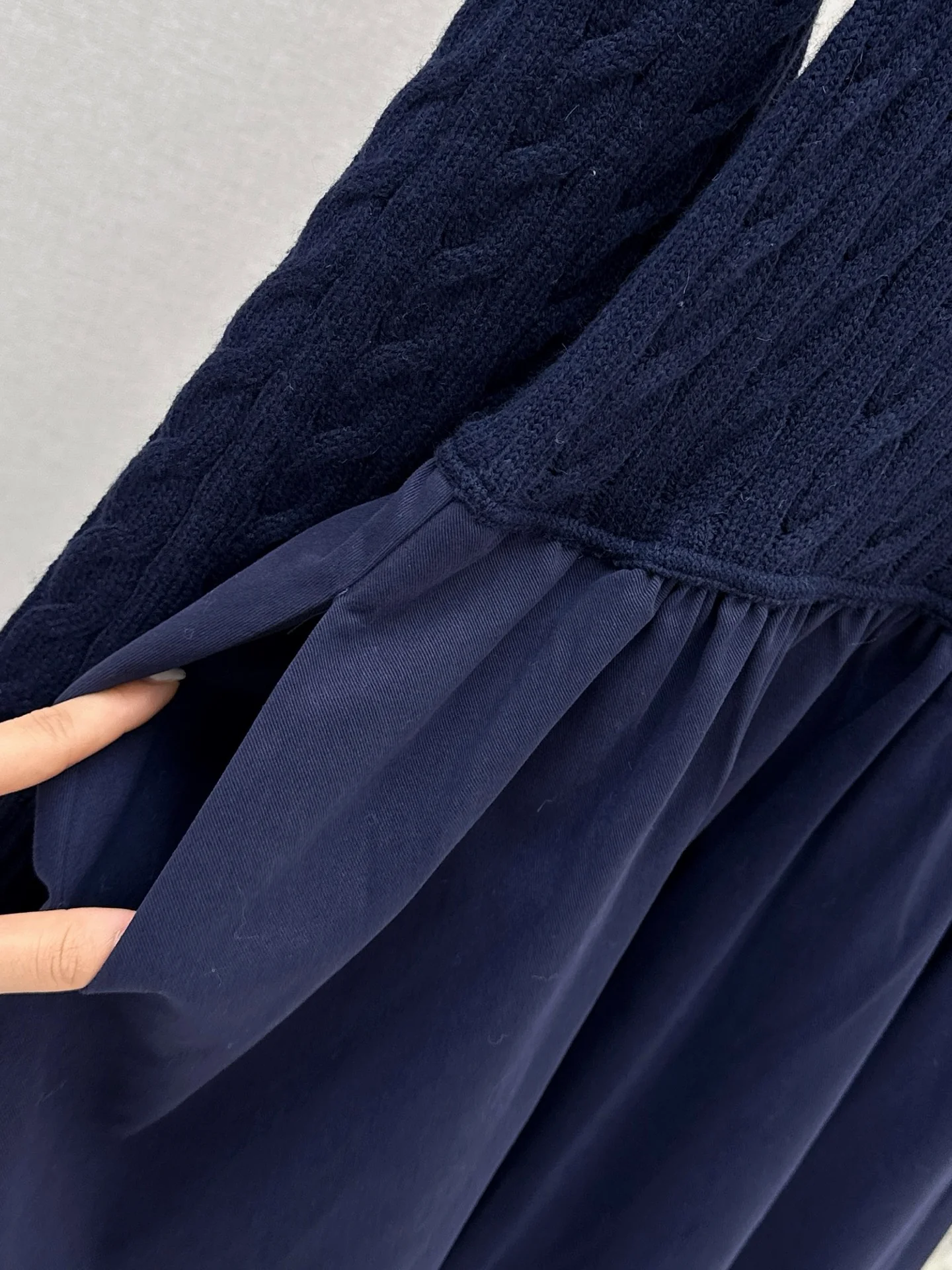 Ralp 26ss contract knit dress