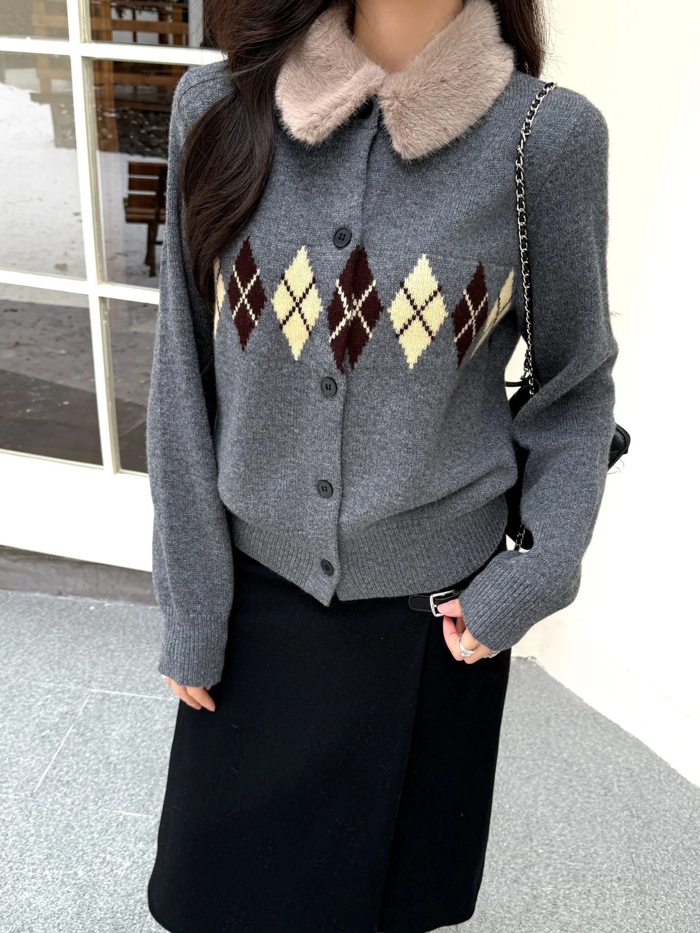 Miu 26ss wool cardigan