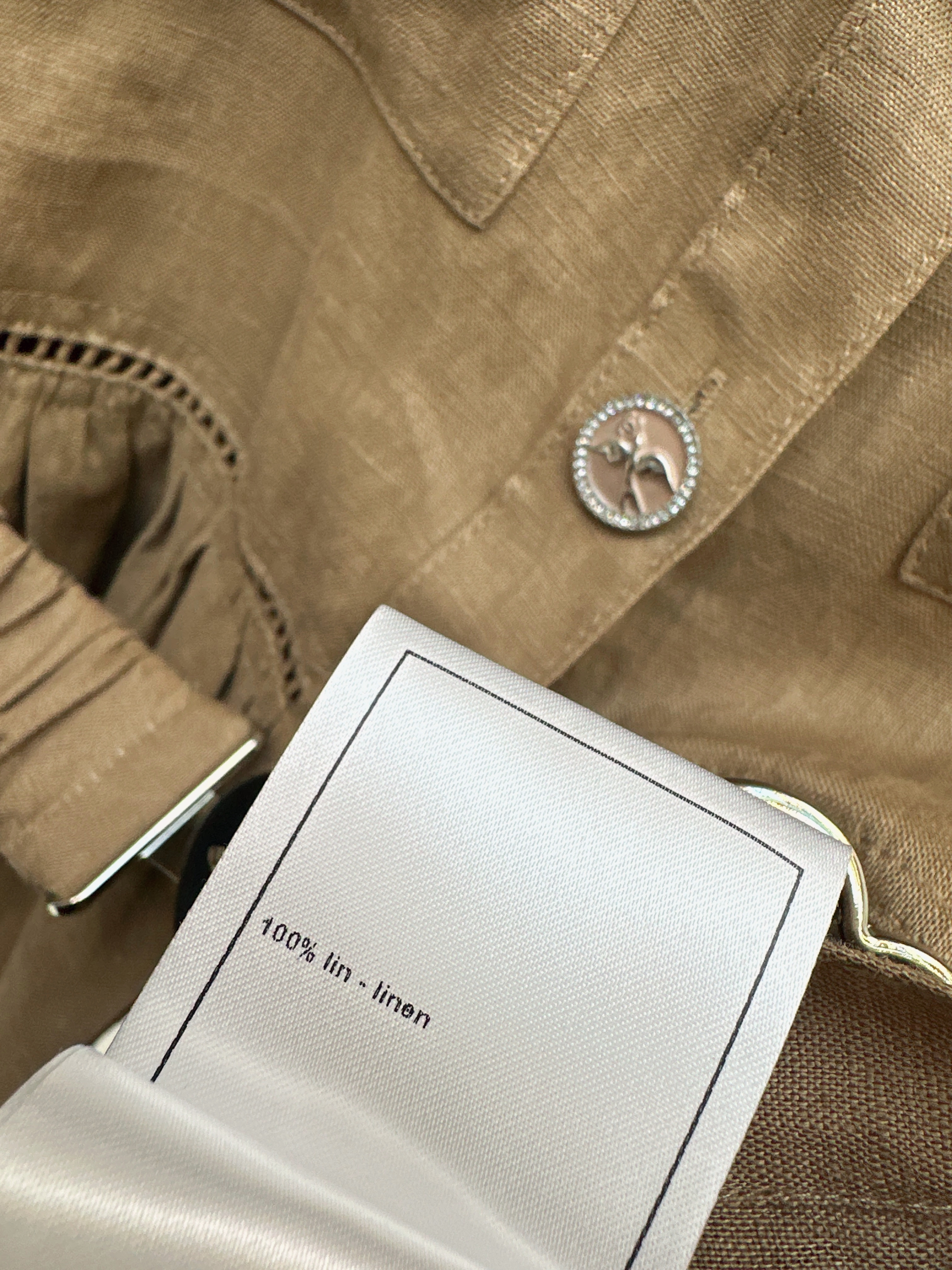 Chan 26ss belted shirt
