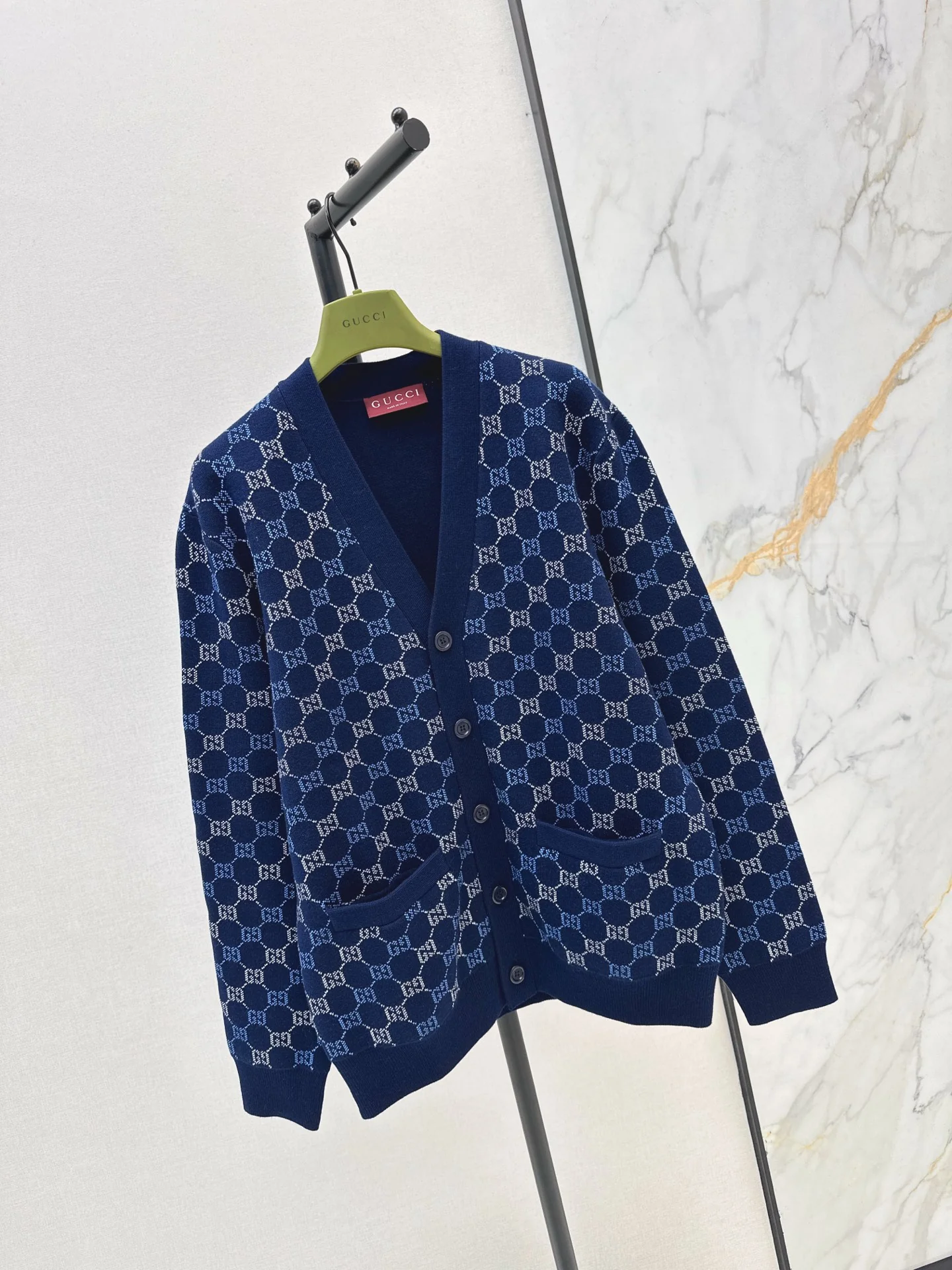 Gucc 26ss jacquard cardigan