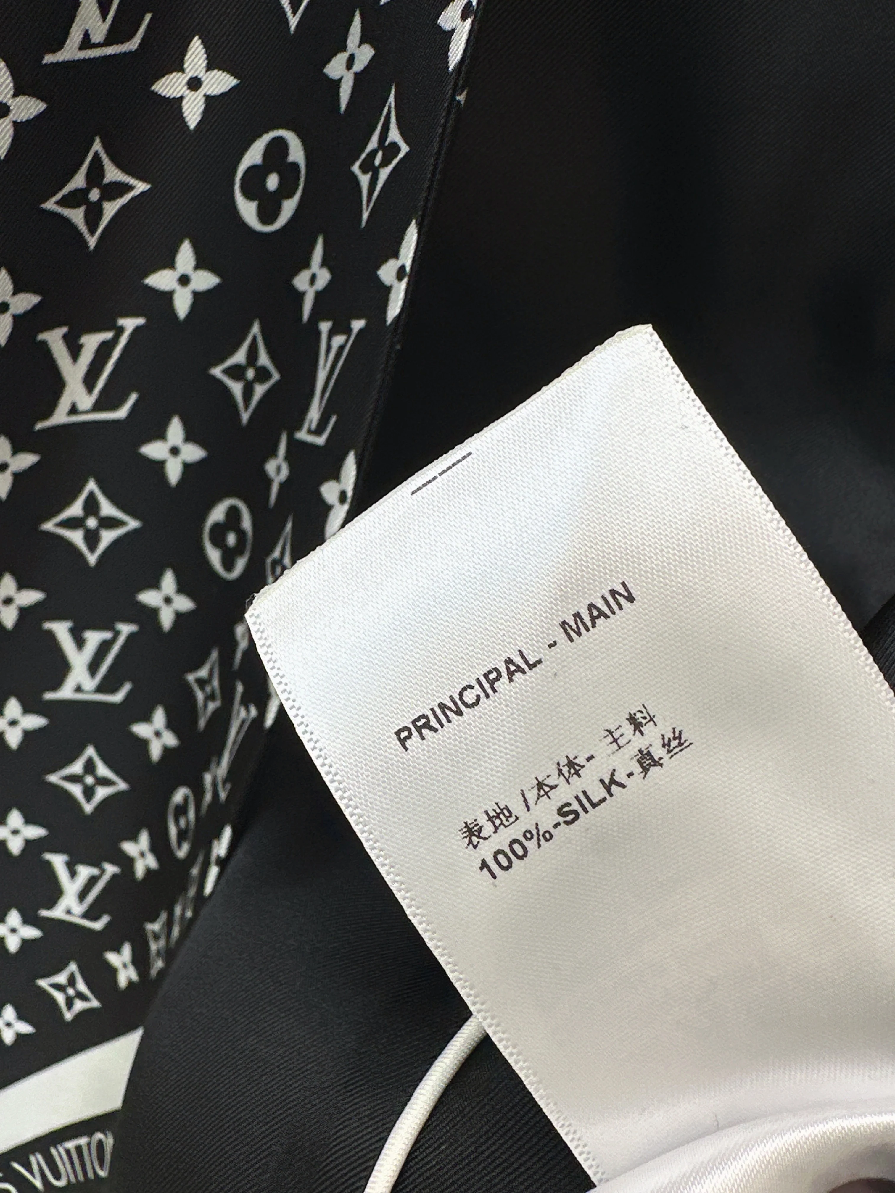 Louis 26ss print silk shirts