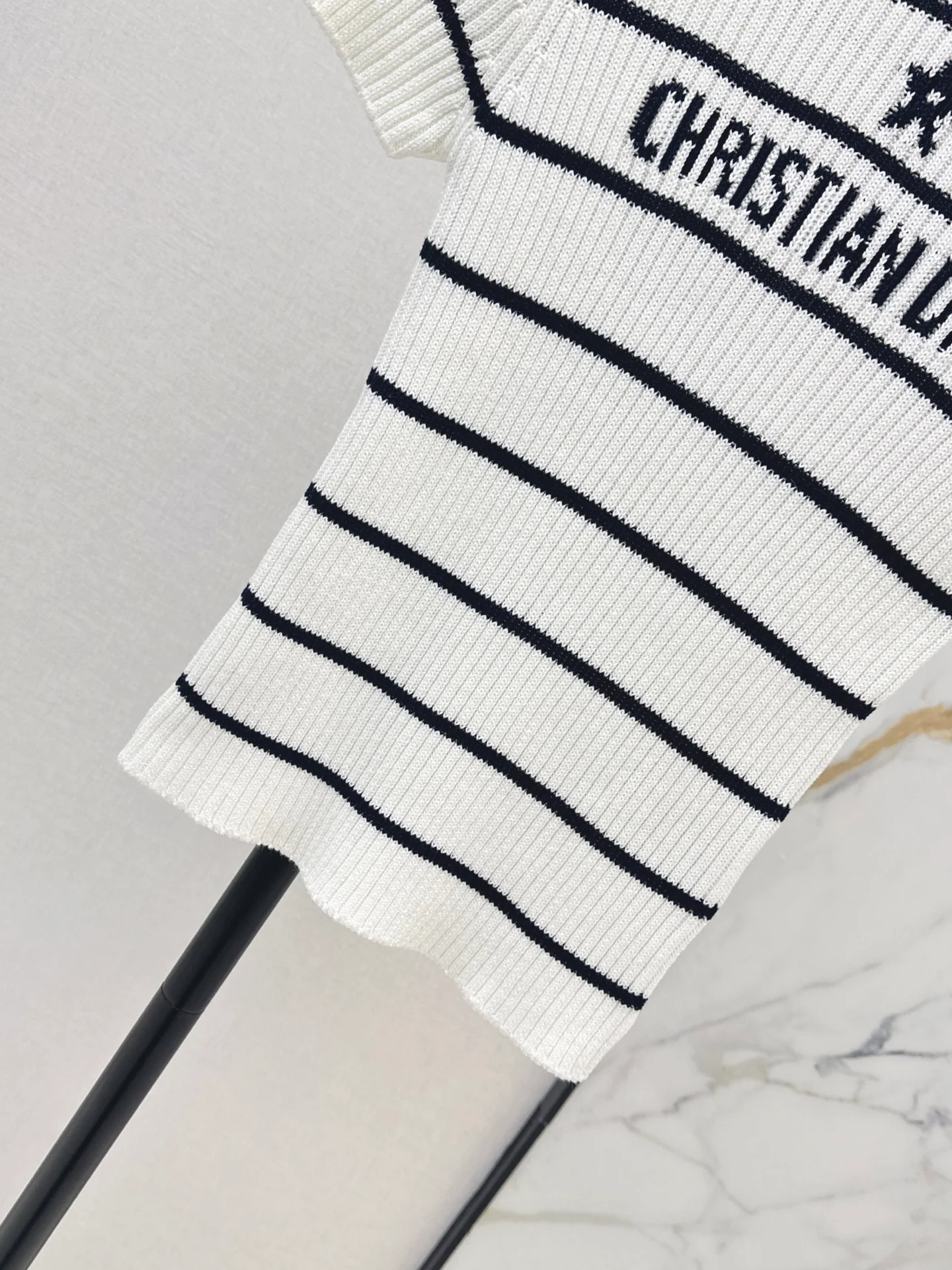 CD 25fw stripe knit t-shirt