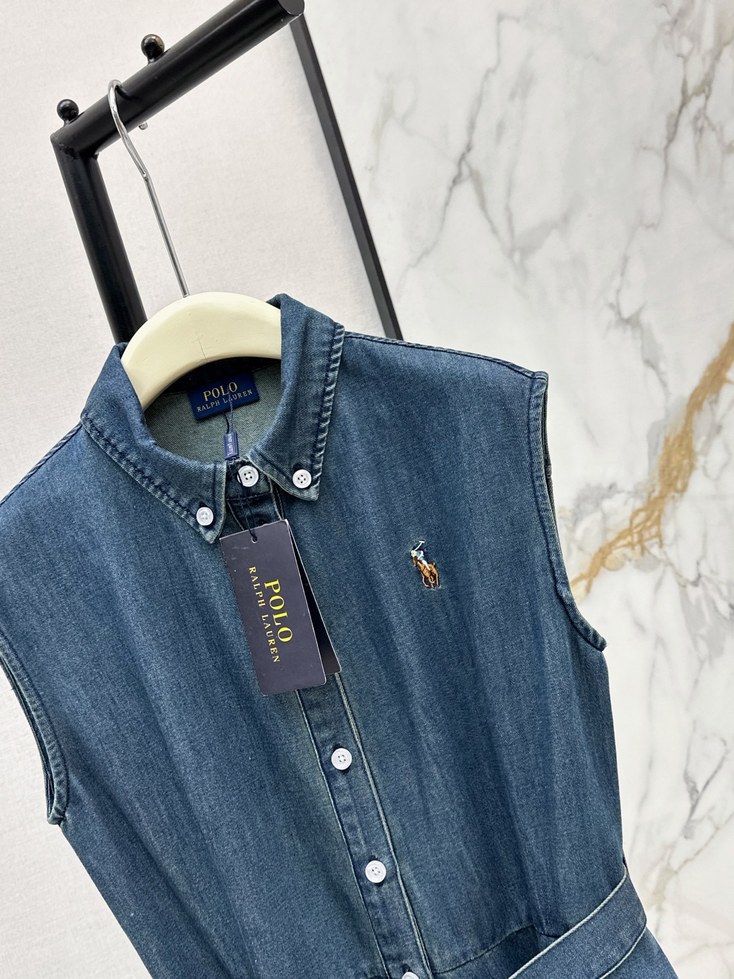 Ralp 26ss sleeveless denim dress