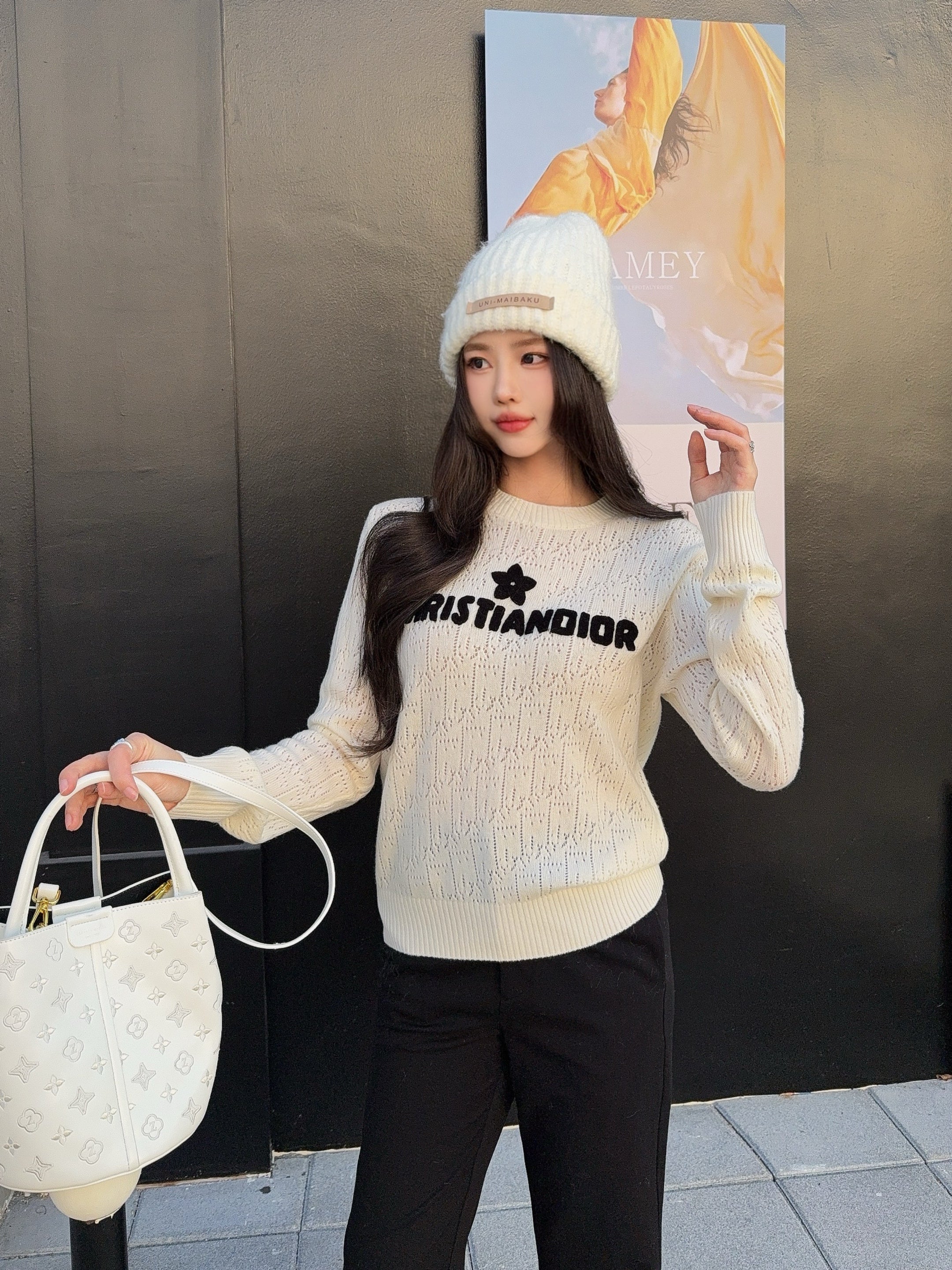 CD 26ss embroidery sweater
